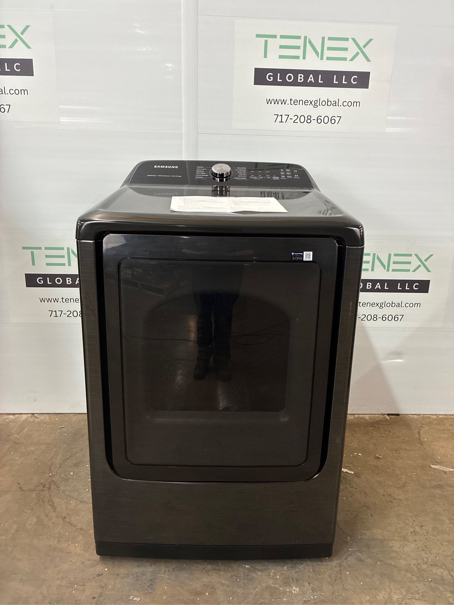 7.4 cu. ft. Smart Vented Electric Dryer, Black