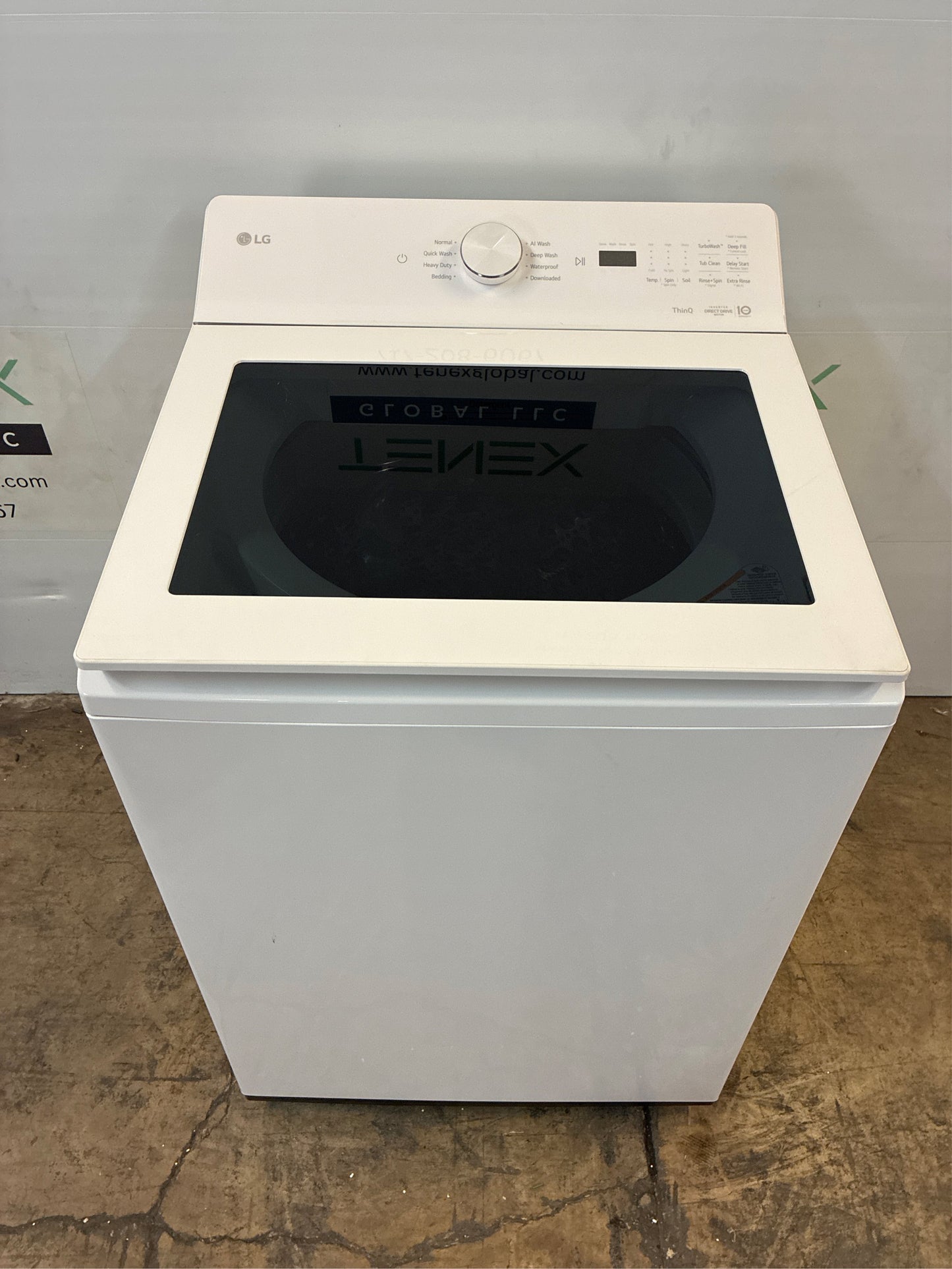 LG 5.0 cu.ft. SMART Washer in Alpine White