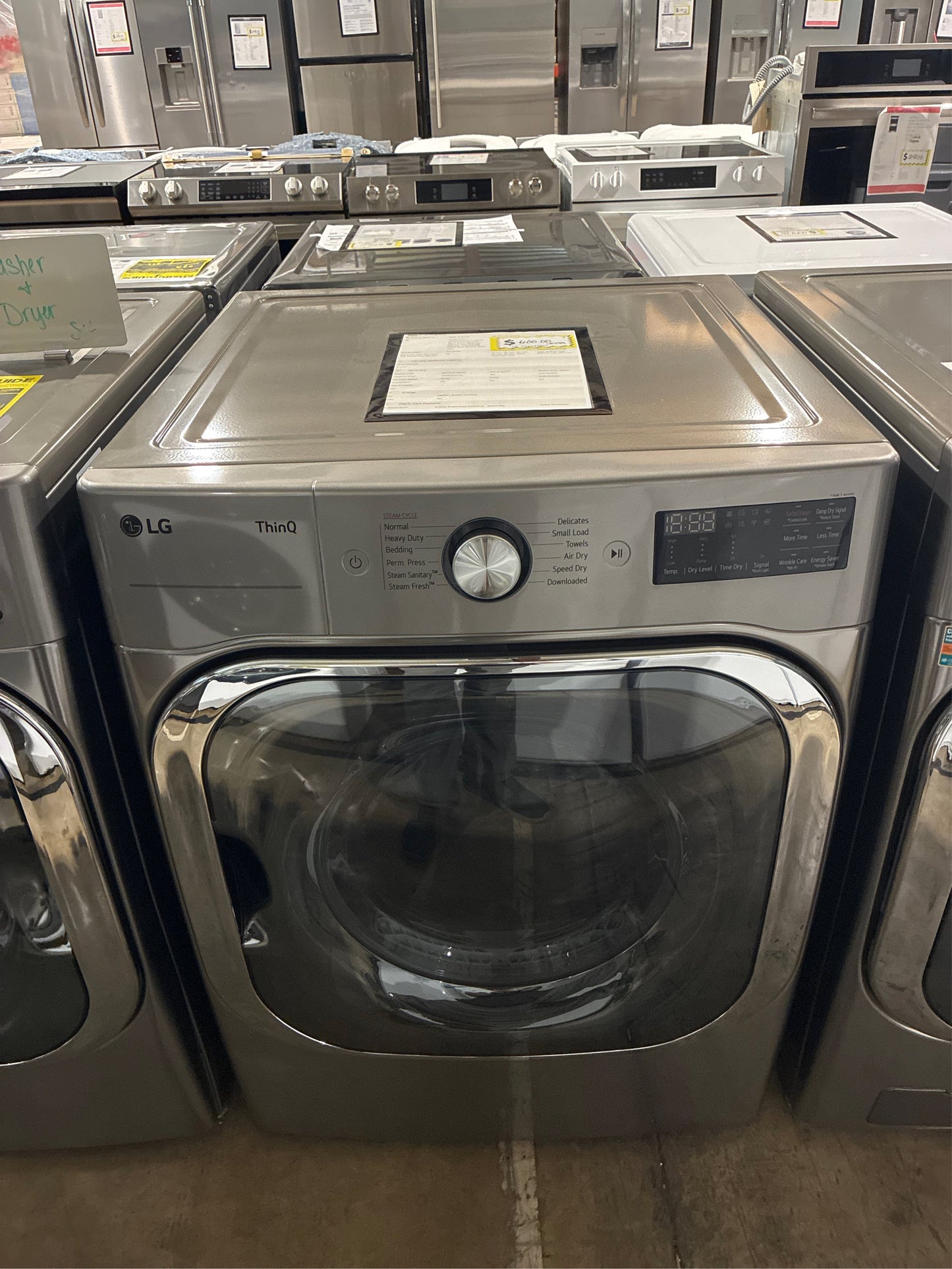 LG 9.0 cu. ft. Smart Wi-Fi Front Load Electric Dryer