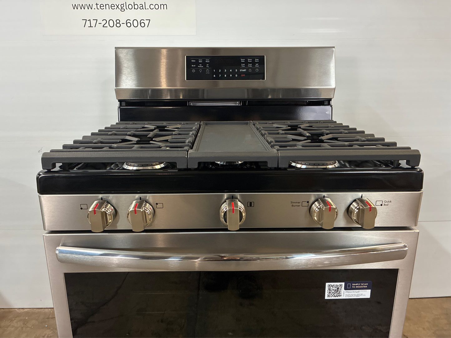 Frigidaire Gallery 30-in 5 Burners 5.1-cu ft Gas Range