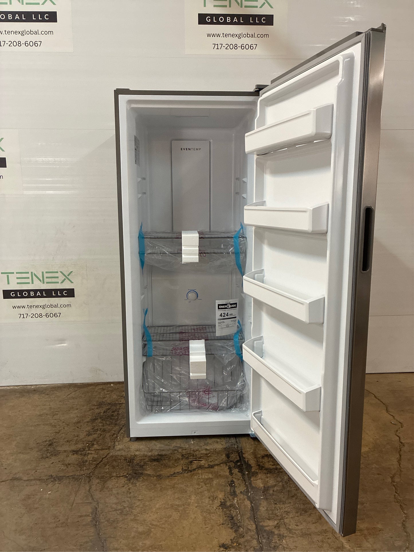 Frigidaire 13 cu ft Upright Freezer - Brushed Steel