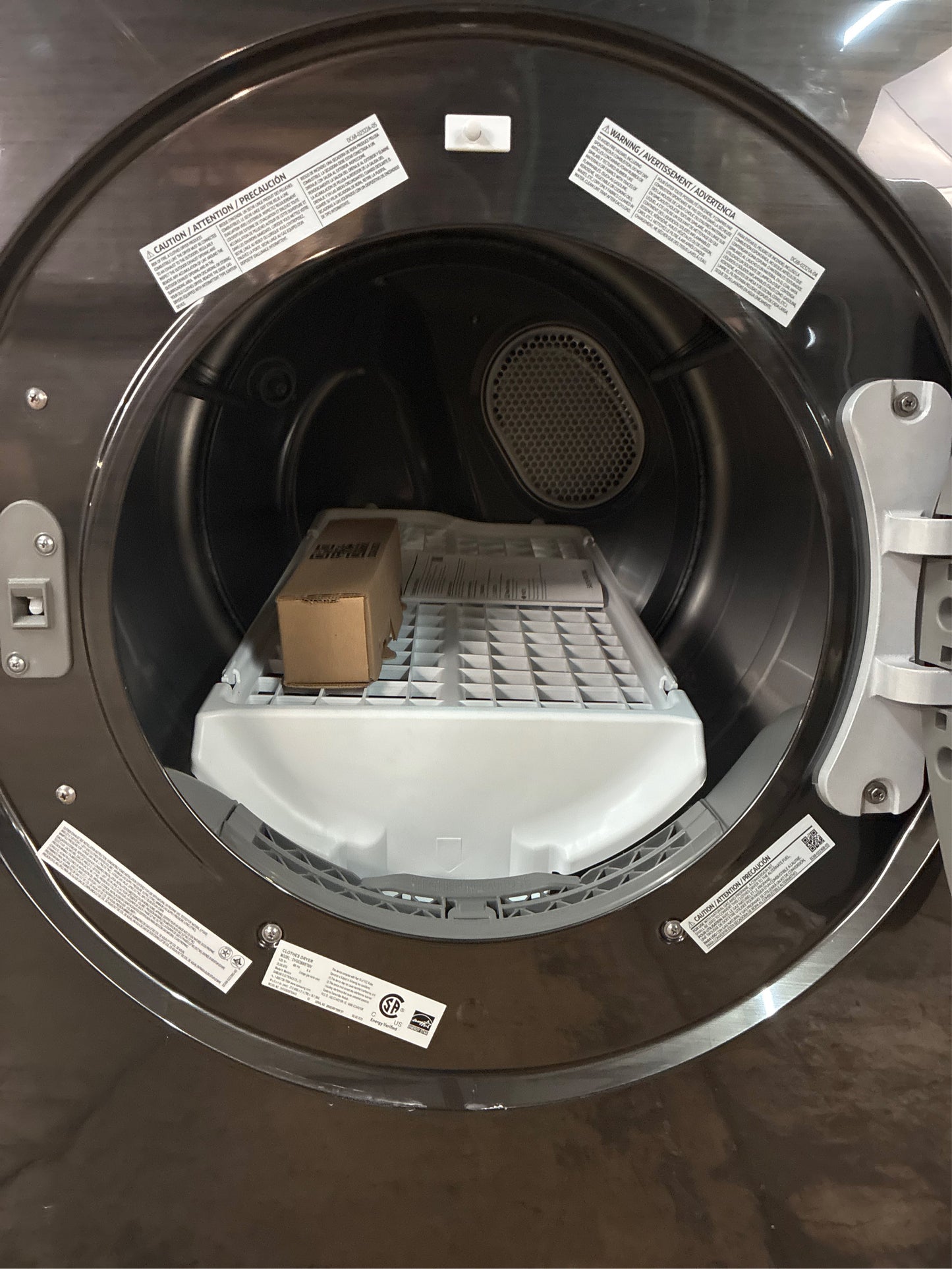 Samsung Bespoke 7.6 cu ft Gas Dryer in Brushed Black