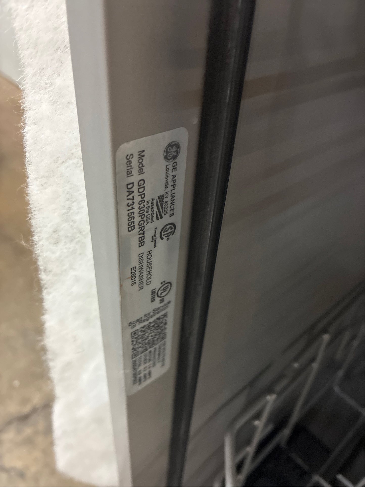 24 in Built-In Dishwasher, 3rd Rack, 50 dBA