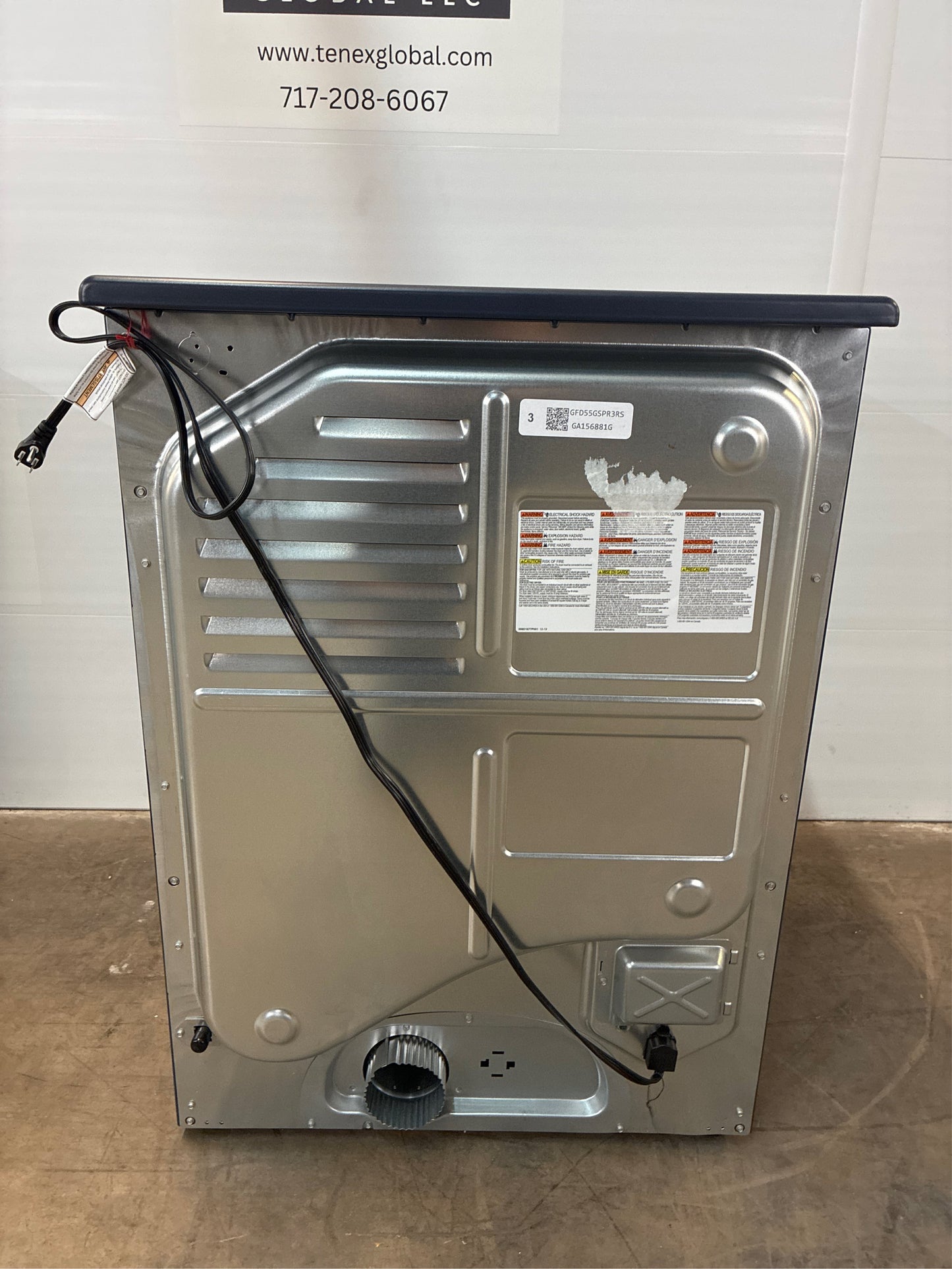 GE 7.8-cu ft Gas Dryer (Sapphire Blue)