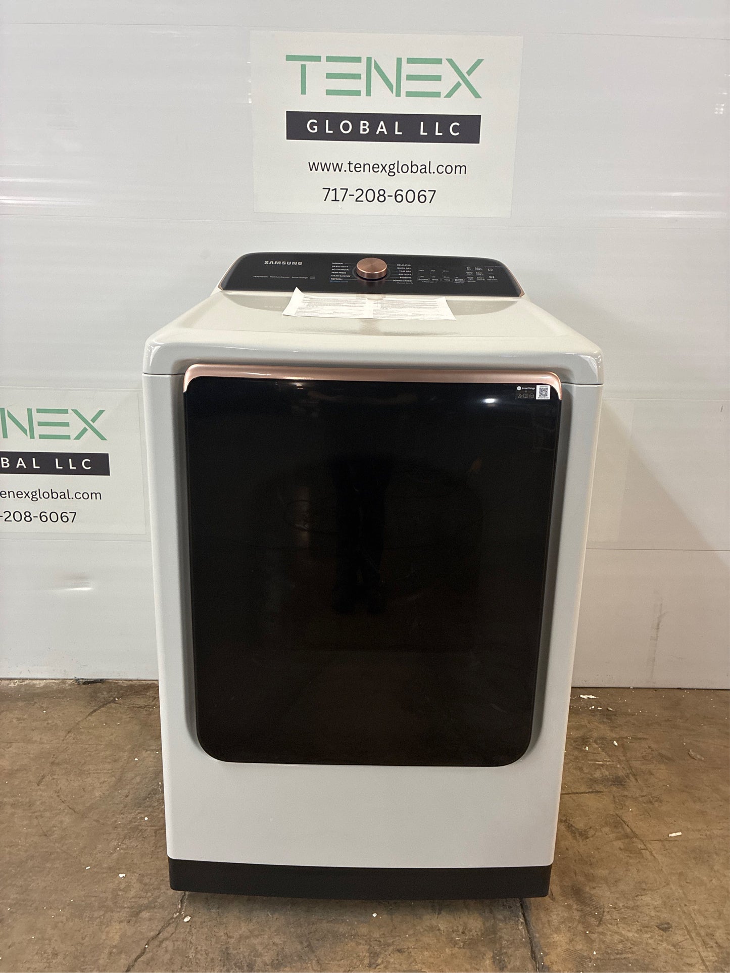 7.4 cu ft Dryer with Steam Sanitize+ Ivory