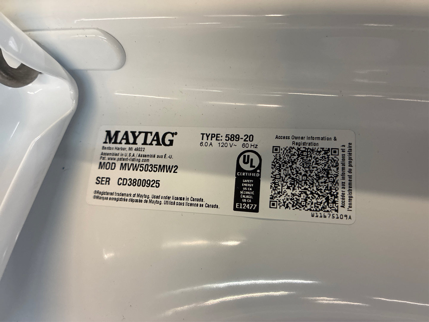 Maytag 4.5 cu. ft. High-Efficiency Top Load Washer