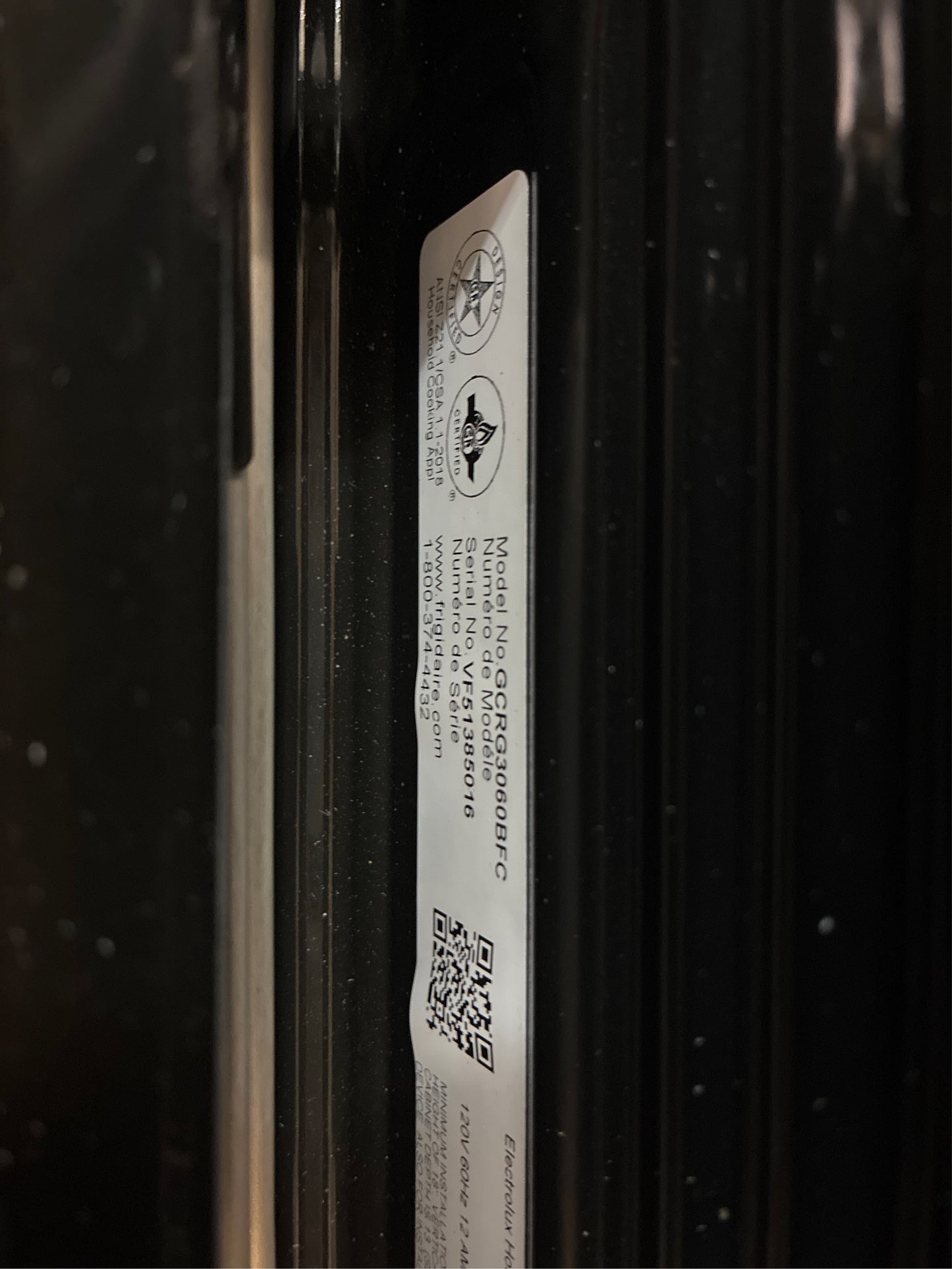 Frigidaire 30-in Gas Range, Stainless Steel