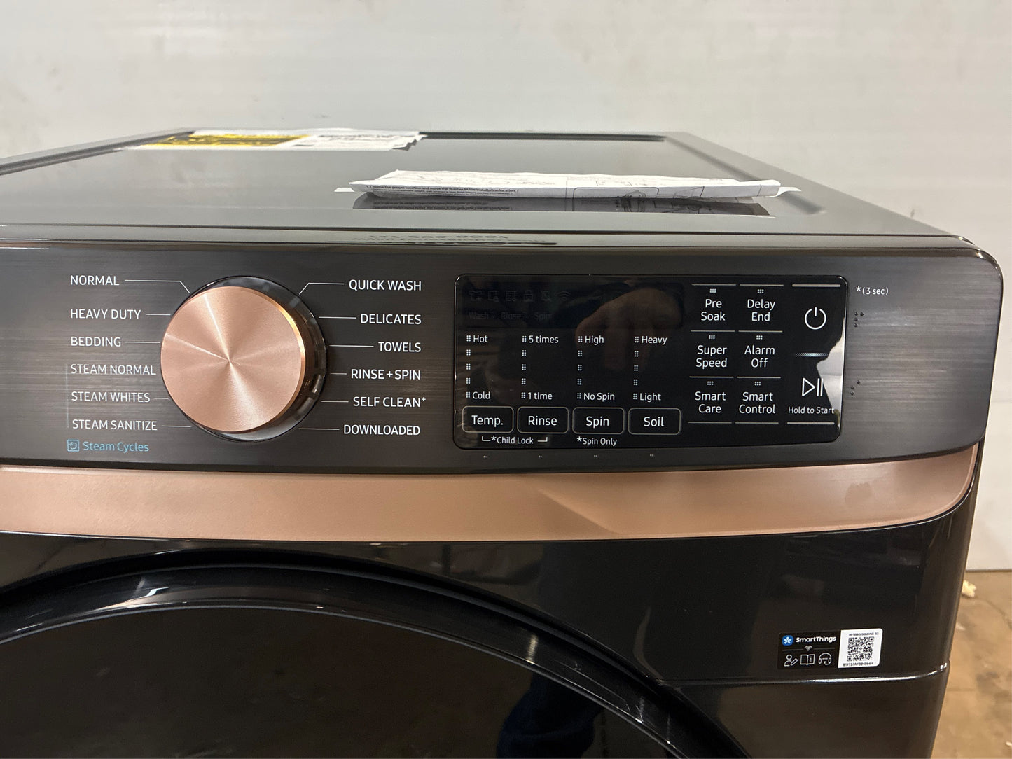 Samsung 5 cuft. Front Load Washer, Black