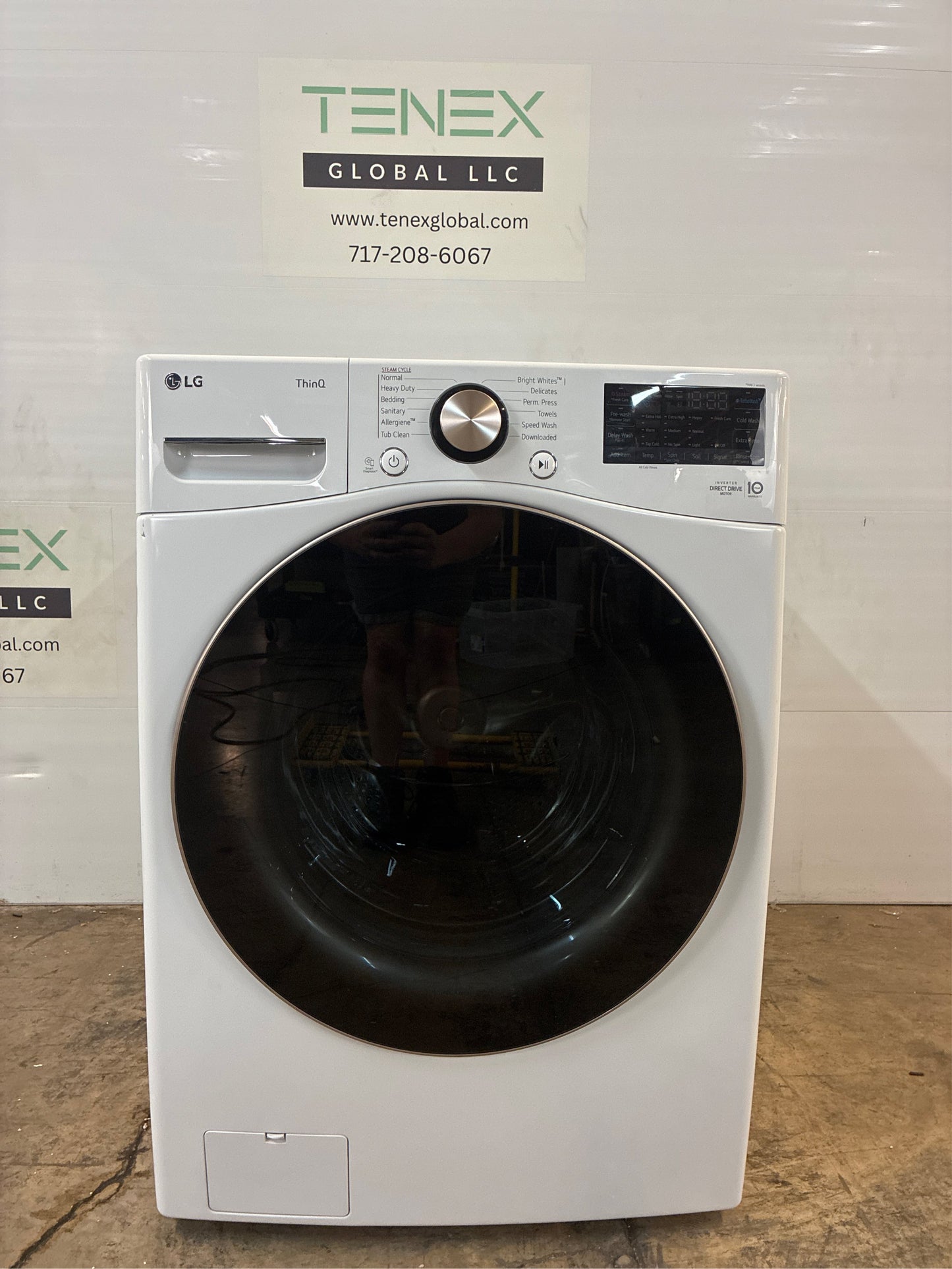 LG 4.5 Cu. Ft. Stackable Front Load Washer - White