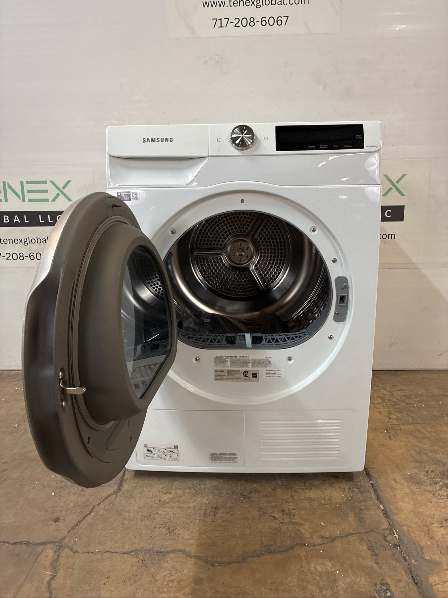 Samsung 4-cu ft Stackable Dryer (White)