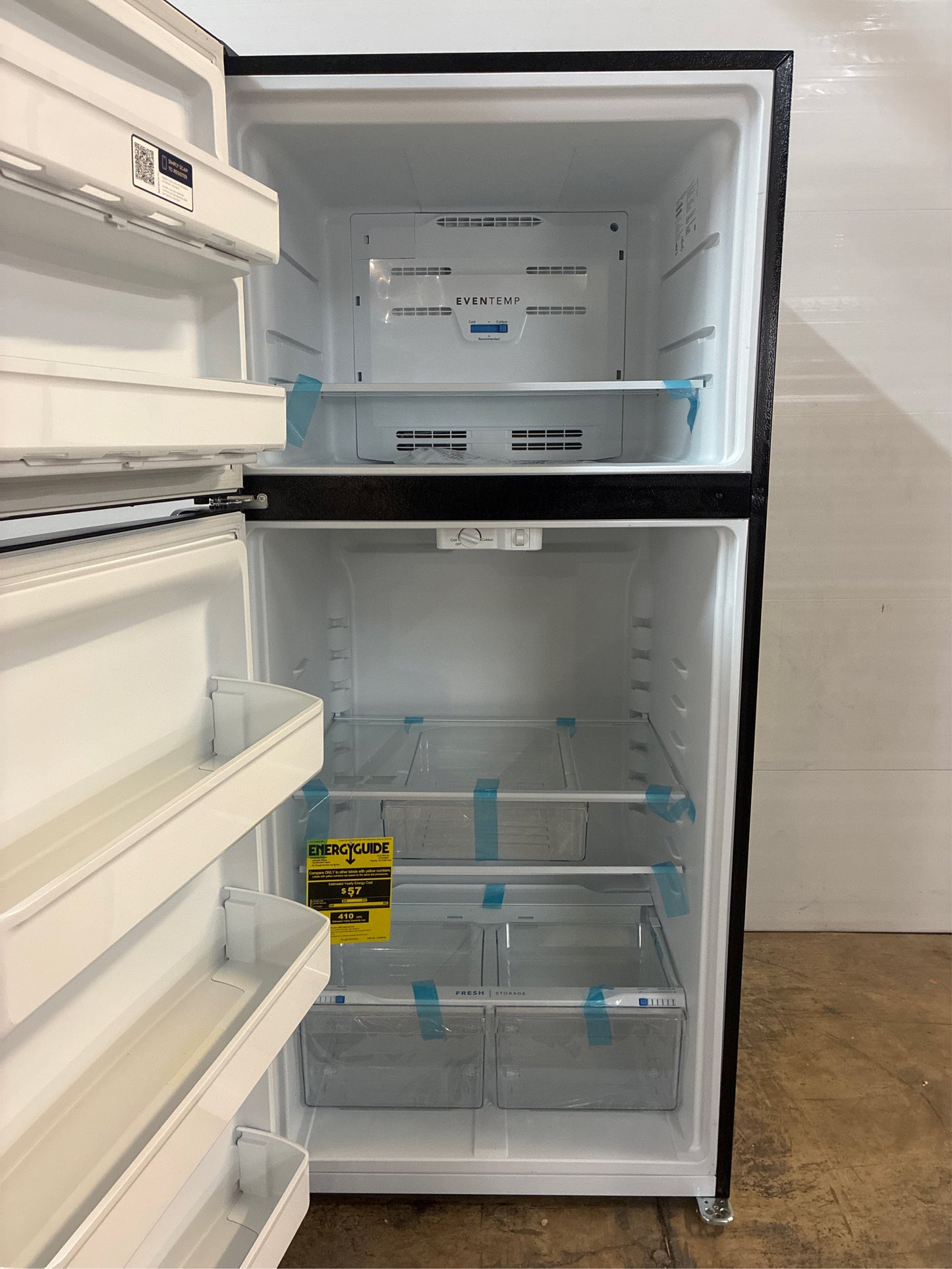 Frigidaire 30 in. Freezer Refrigerator, 18.3 cu ft