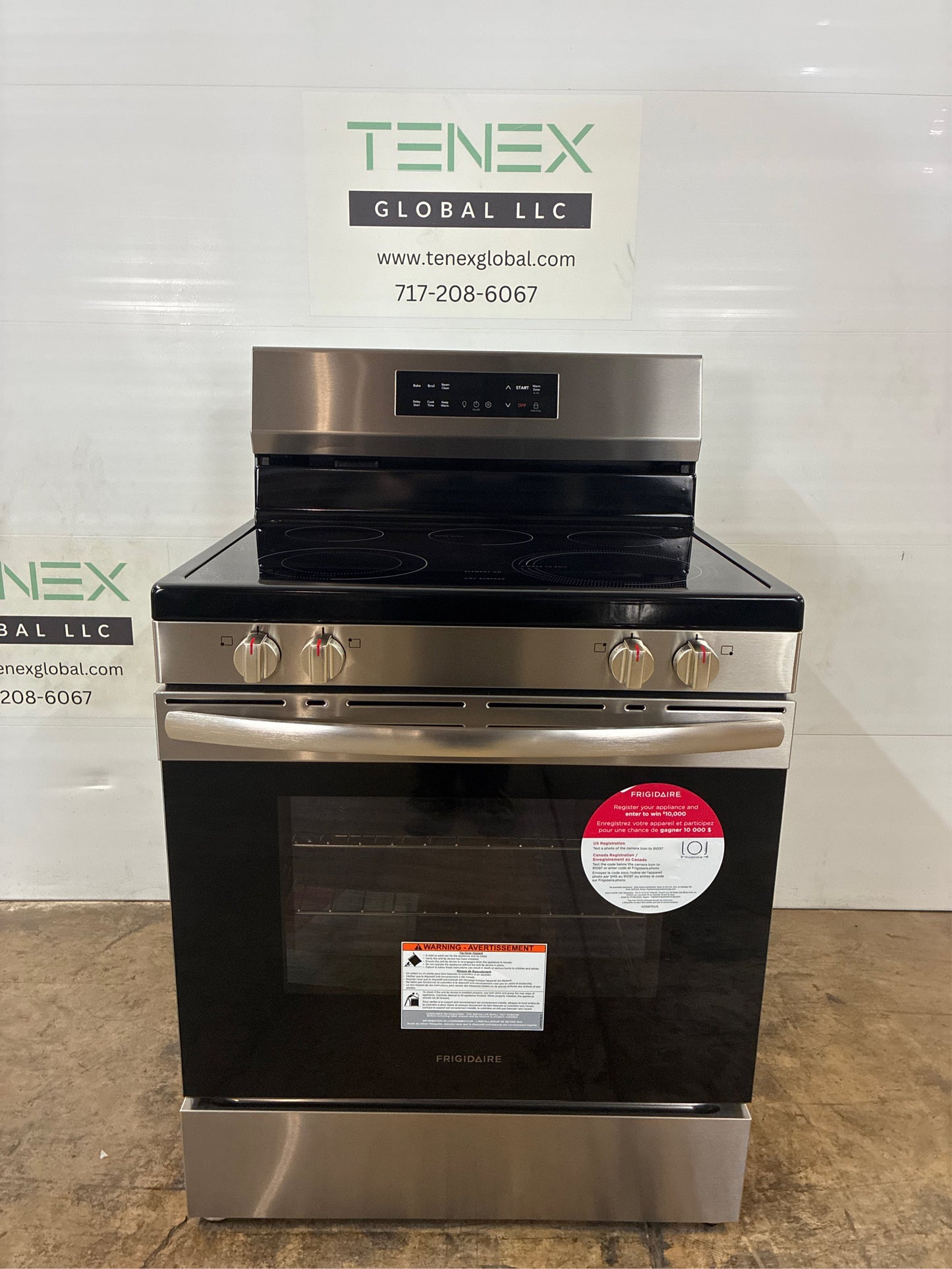 Frigidaire 30 in. 5-Burner Electric Range