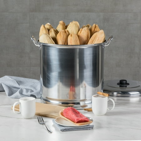 Vasconia 32 Qt Steamer Pot with Tray & Lid