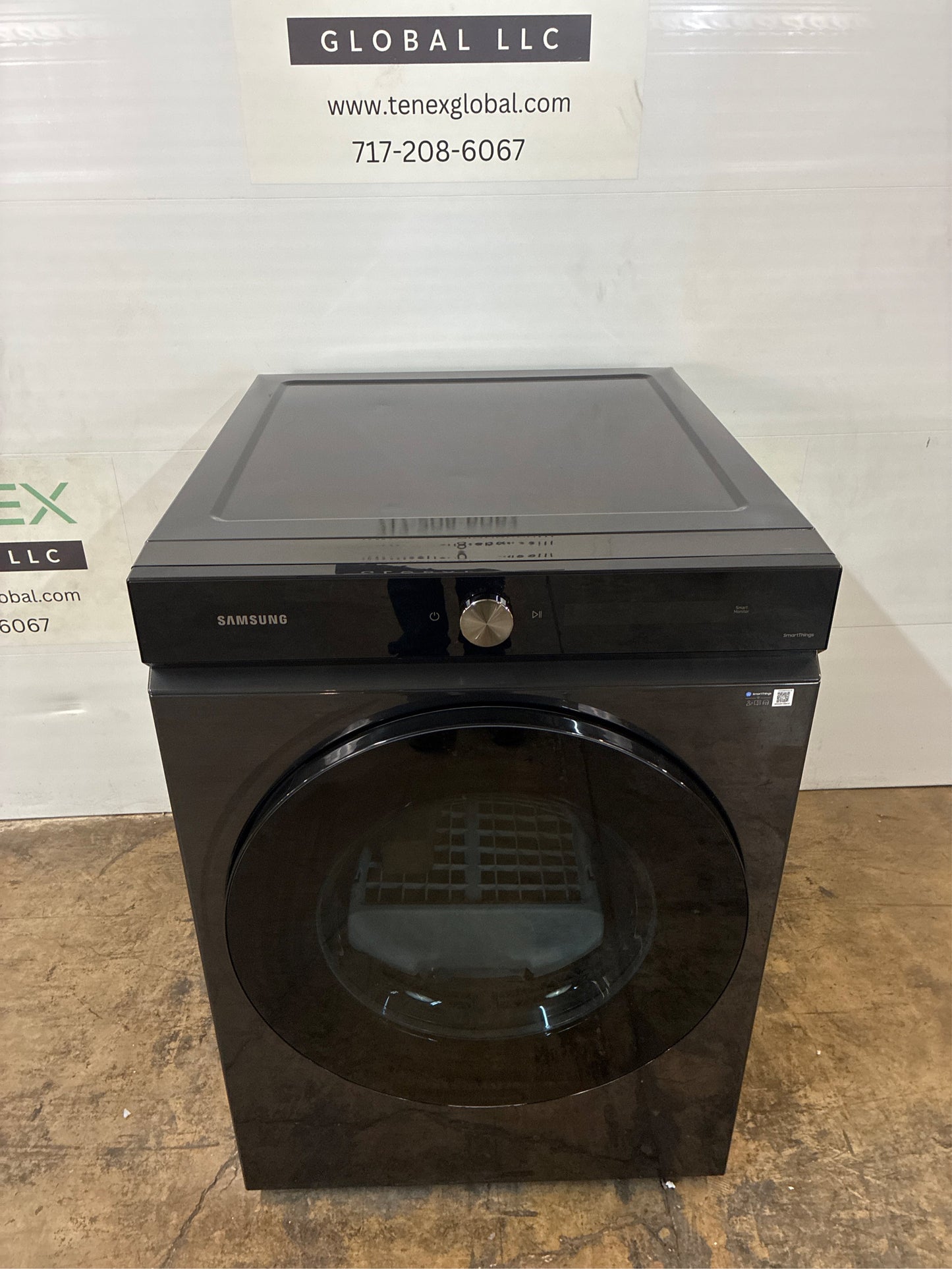 Samsung Bespoke 7.6 cu ft Gas Dryer in Brushed Black