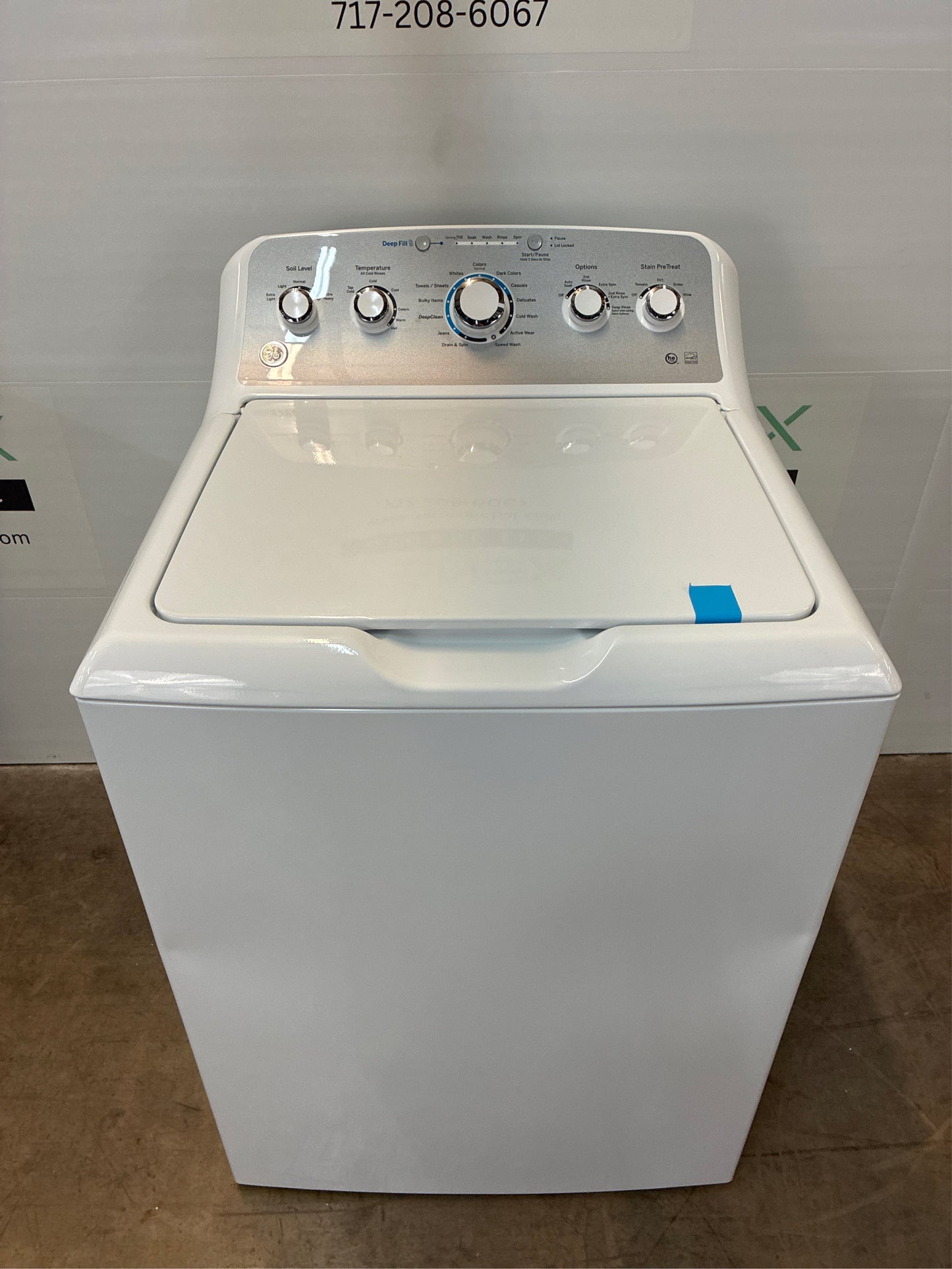 GE 4-cu ft Agitator Top-Load Washer (White)