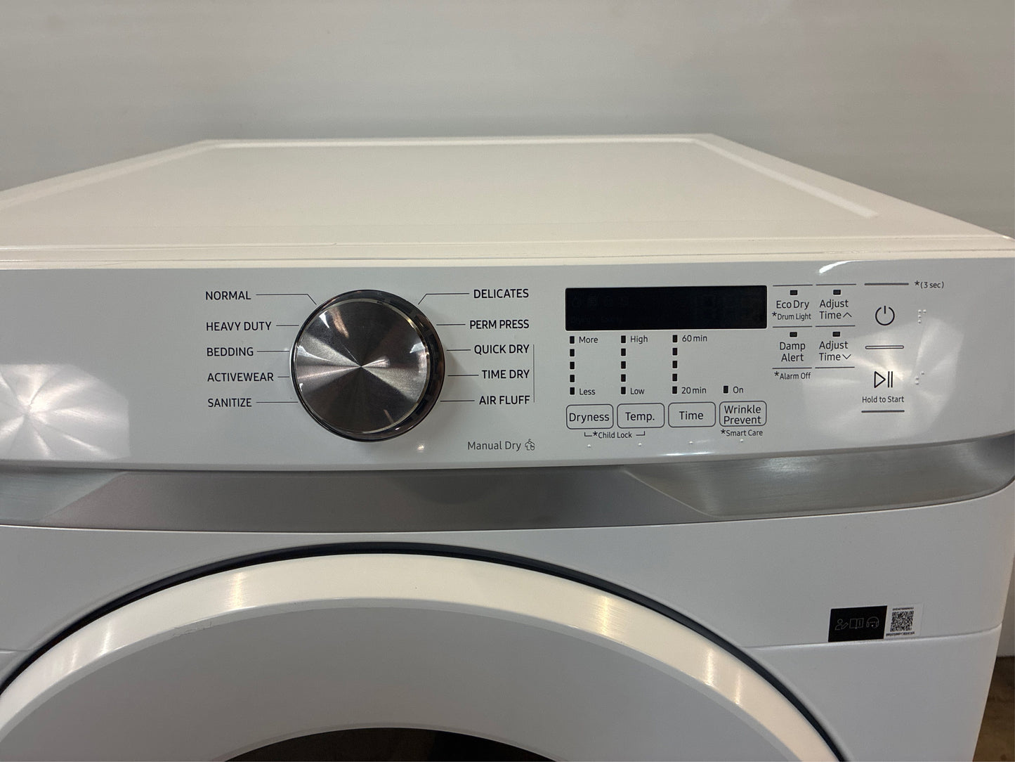 Samsung 7.5-cu ft Electric Dryer (White)