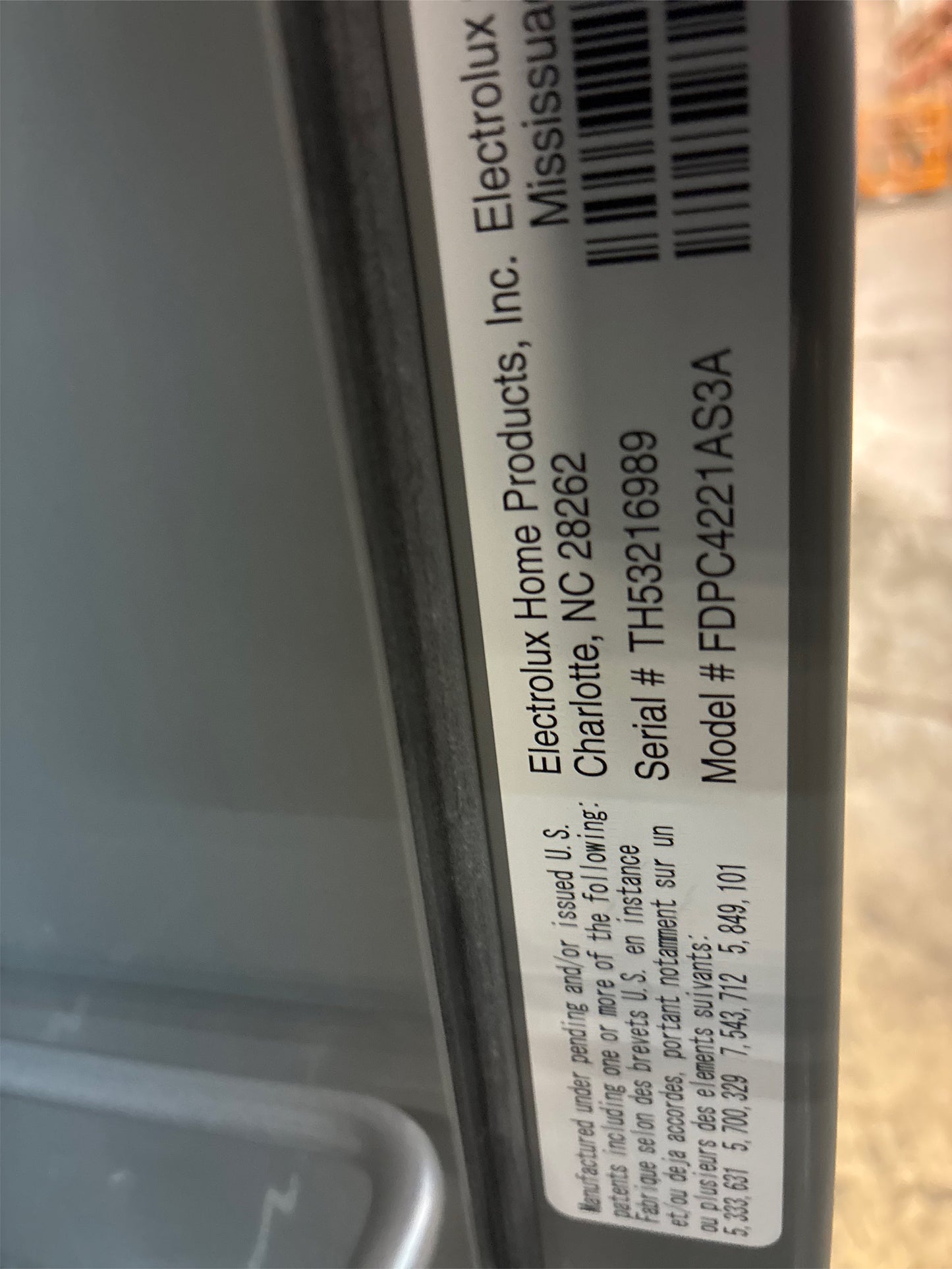 Frigidaire 24 Stainless Dishwasher, Tall Tub