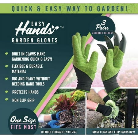 Trendstar GLOV3-MC6 Gardening Gloves Pack 3