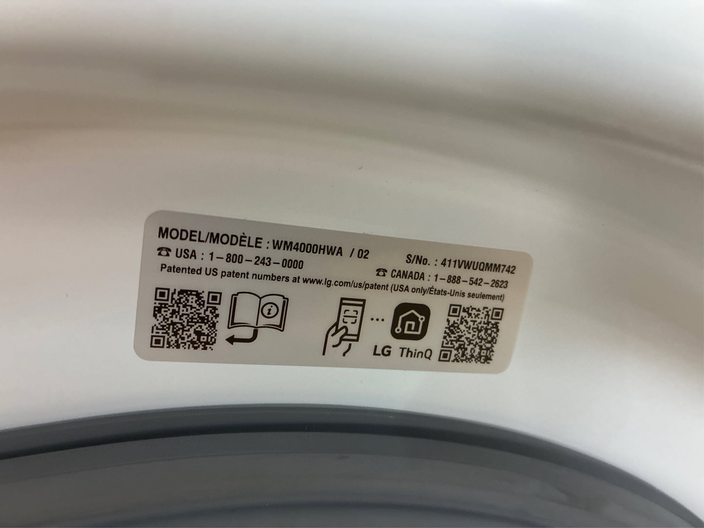 LG 4.5-cu ft Stackable Front-Load Washer
