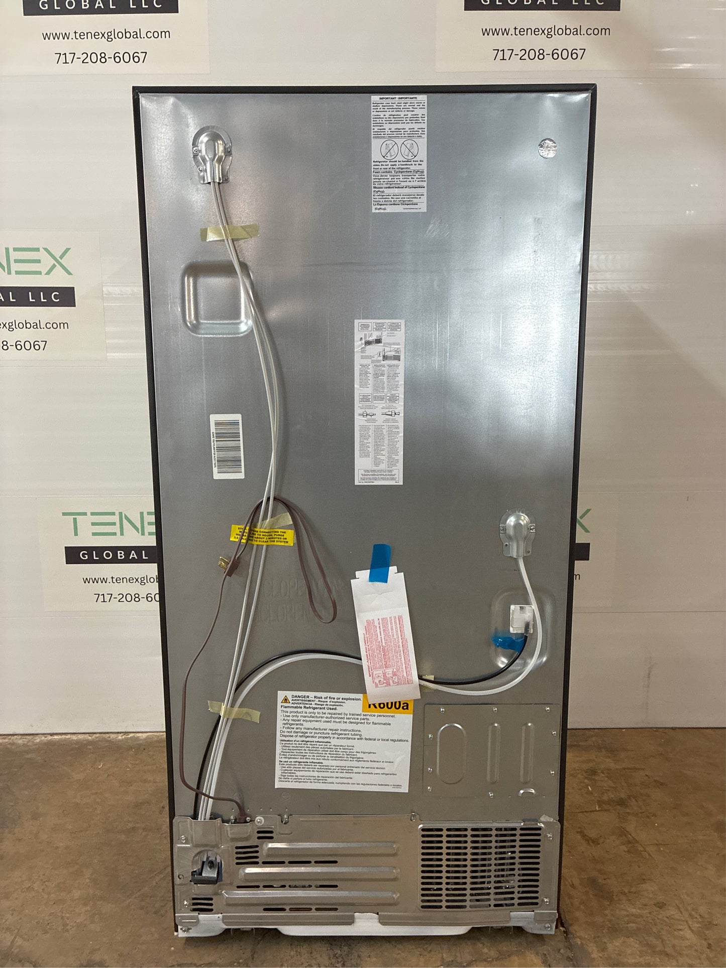 GE 18.6-cu ft French Door Fridge with Ice Maker.