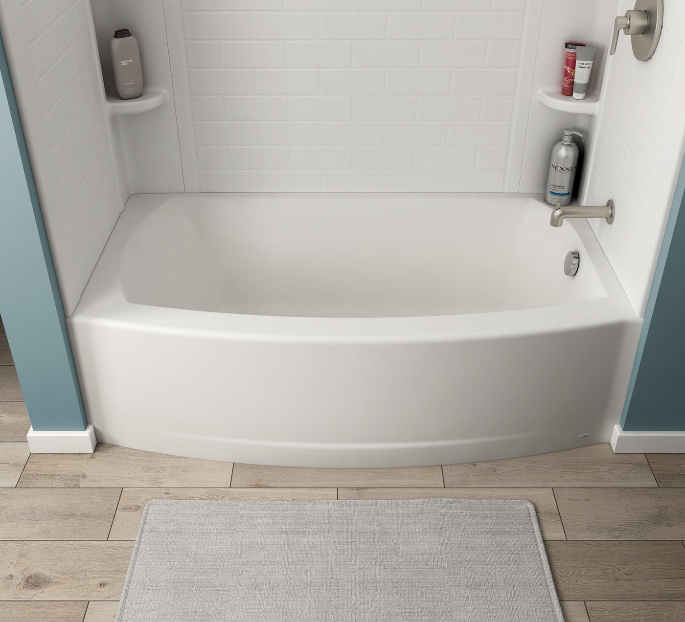 Elevate 60x30 White Left Drain Tub