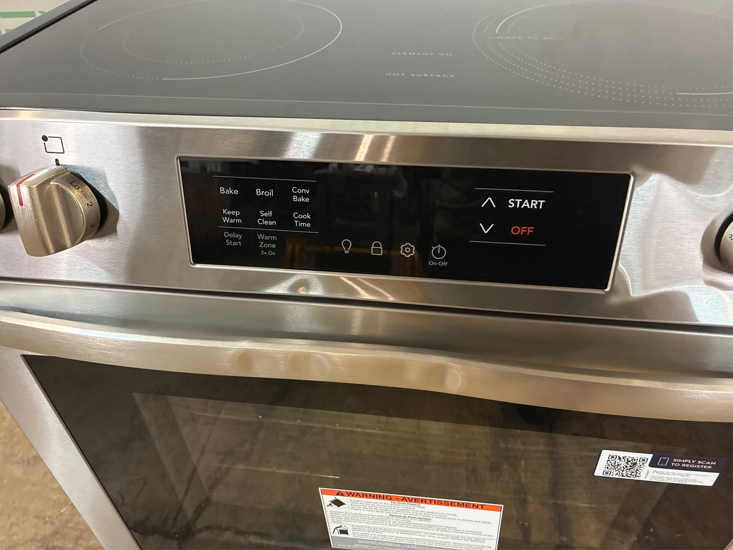 Frigidaire 30 in. Slide-In Electric Range, Convection