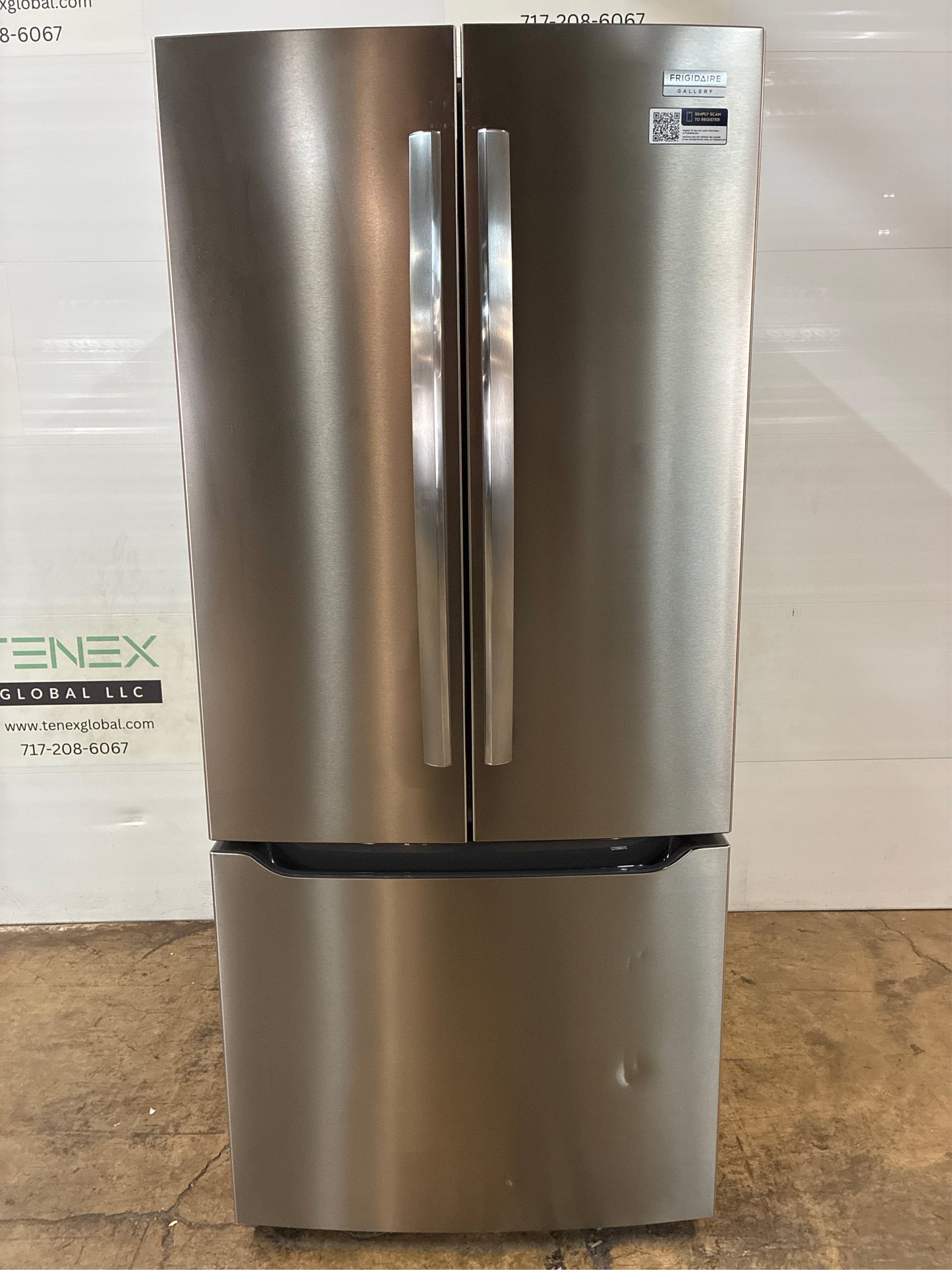 Frigidaire Gallery 30in 20cu ft French Door Refrigerator SS