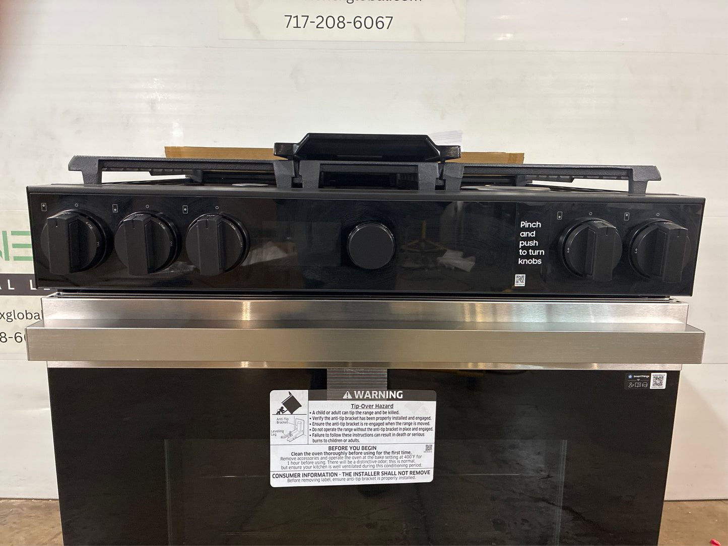 Samsung Bespoke 30 6.0 cu.ft. 5-Burner Gas Range