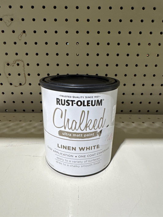 RUST-OLEUM Chalked Ultra Matt Paint Linen White 30oz