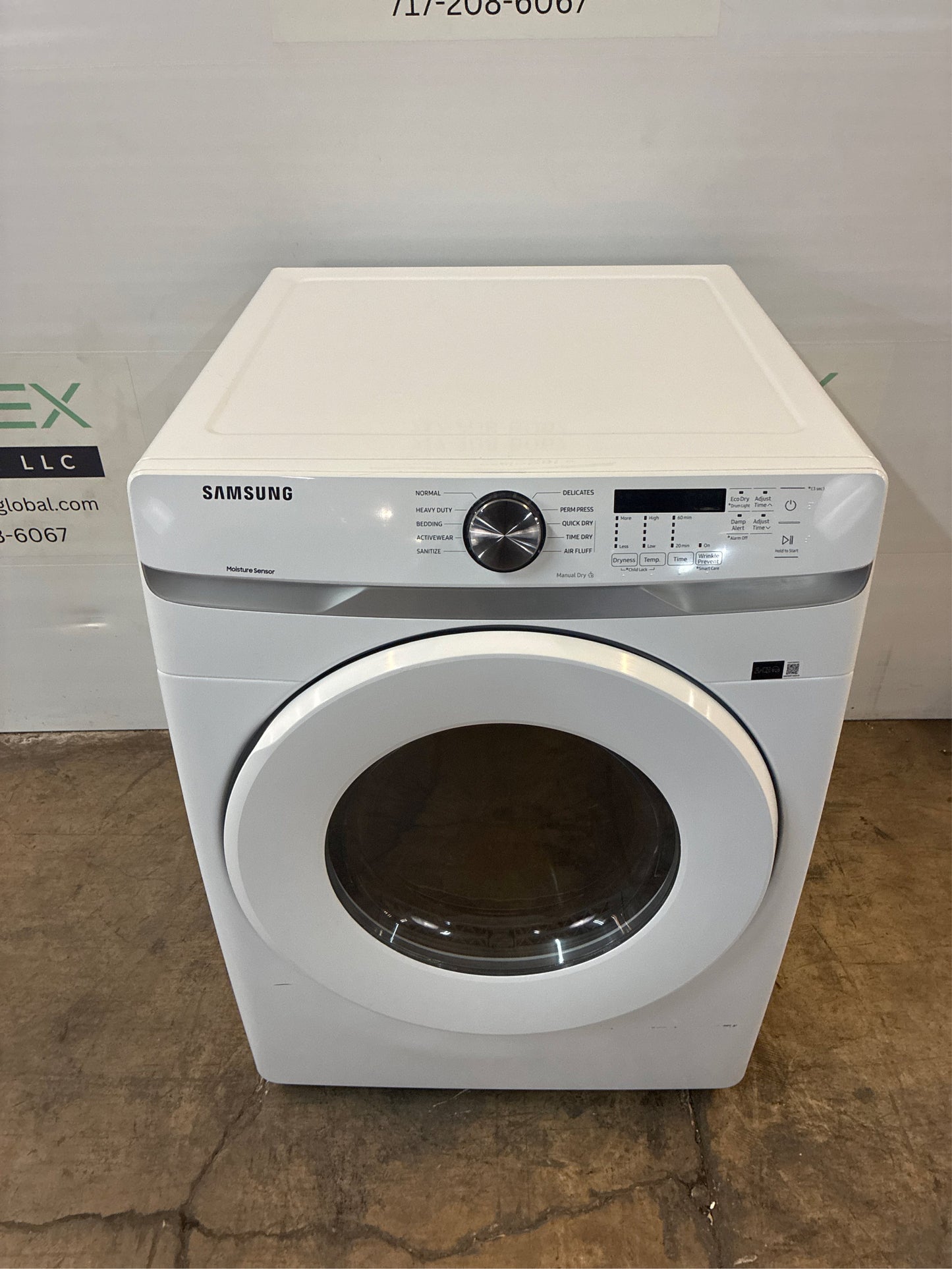 Samsung 7.5-cu ft Electric Dryer (White)