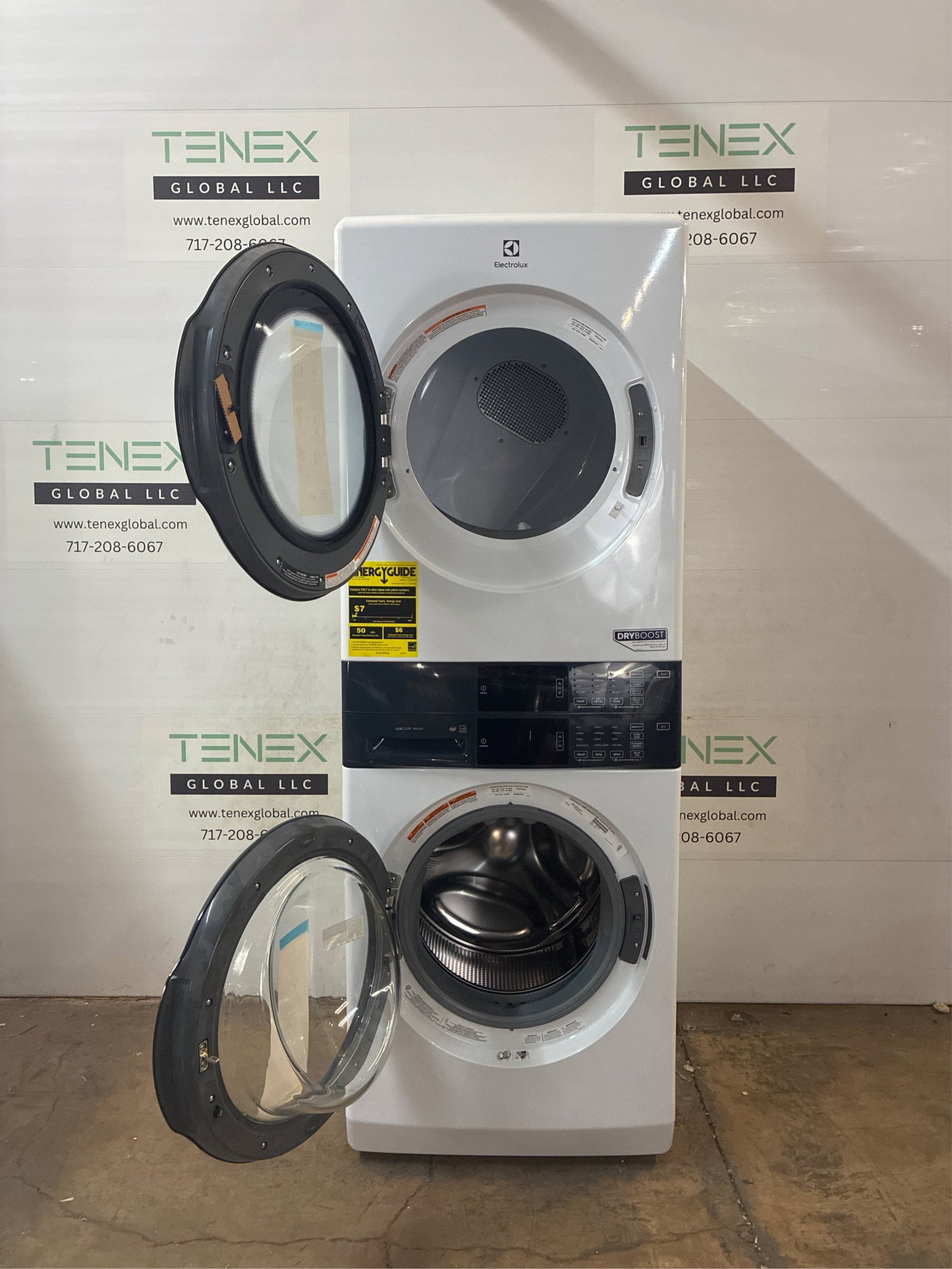 Electrolux 4.4 cu. ft. Washer & 8.0 cu. ft. Electric Dryer Tower