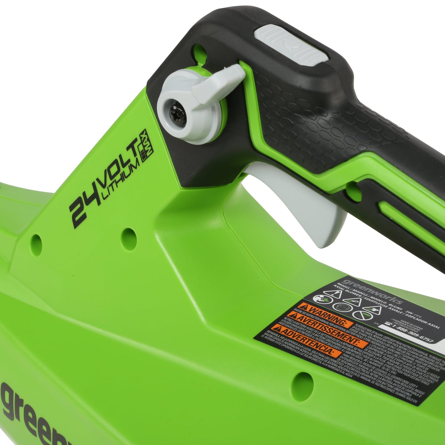 Greenworks 24V 450CFM 110MPH Leaf Blower