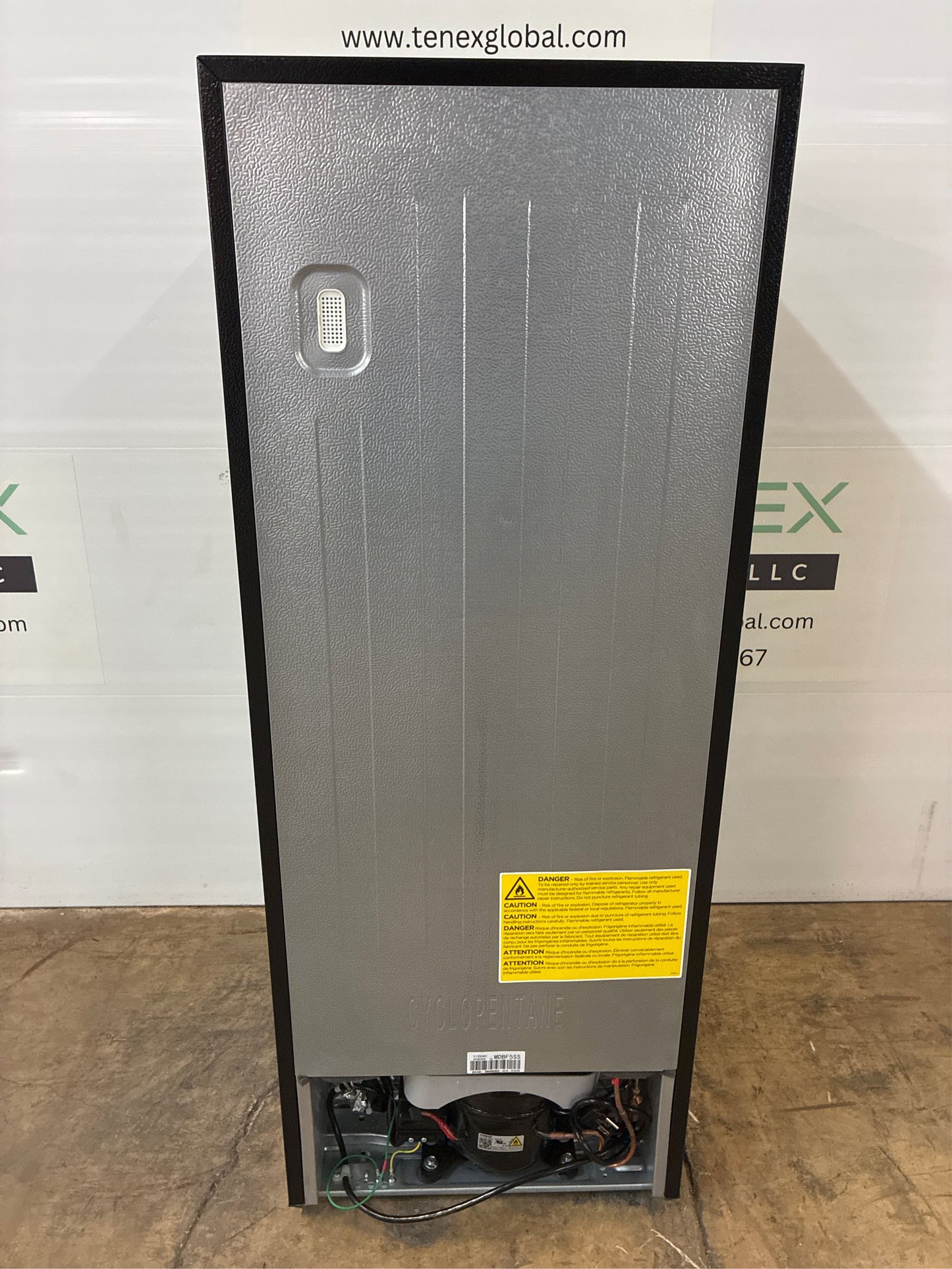 18.50 in. 4.7 cu.ft. Bottom Freezer Refrigerator
