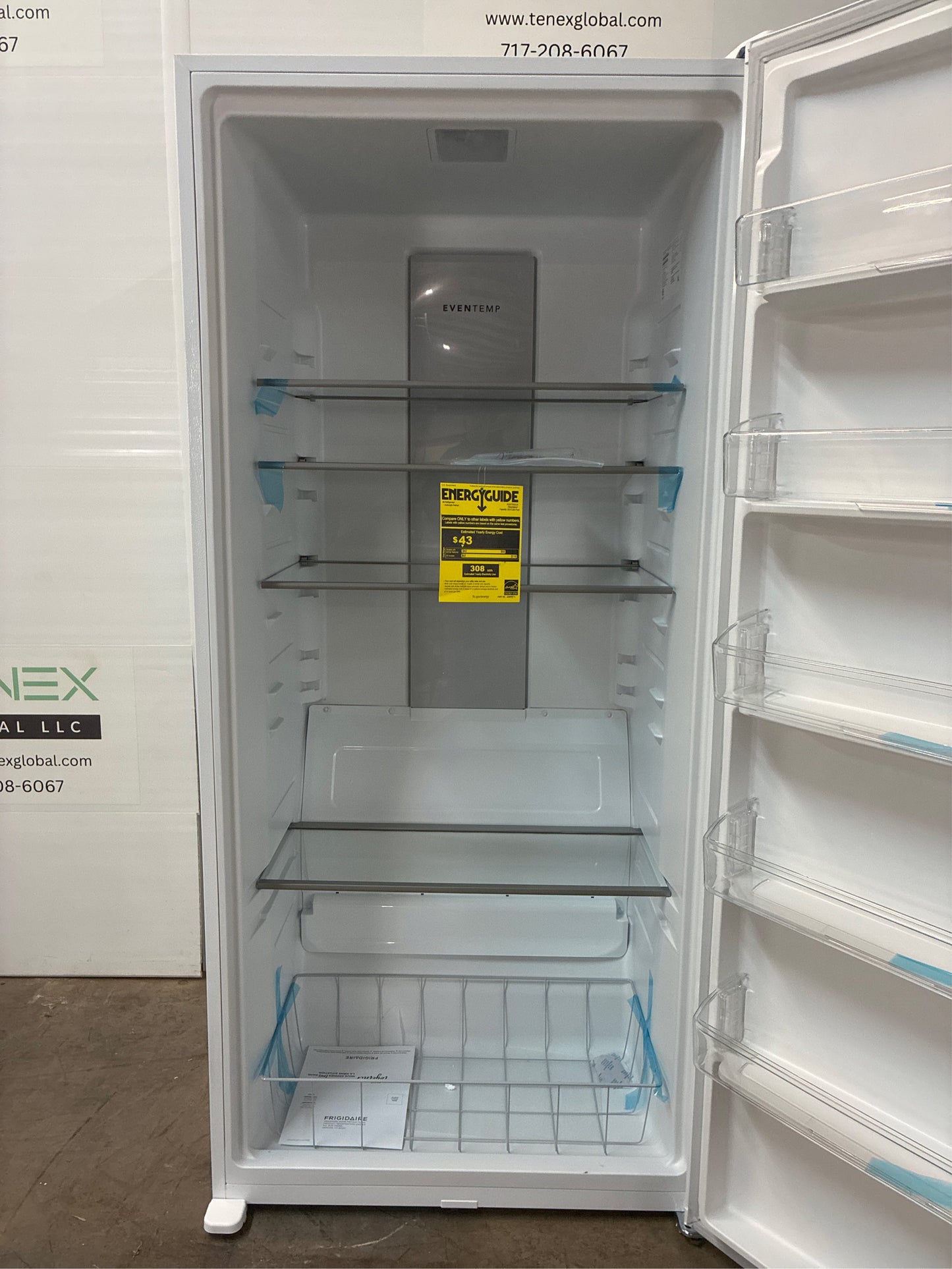Frigidaire 33 in. Freezerless All-Refrigerator, White, Temp Alarm