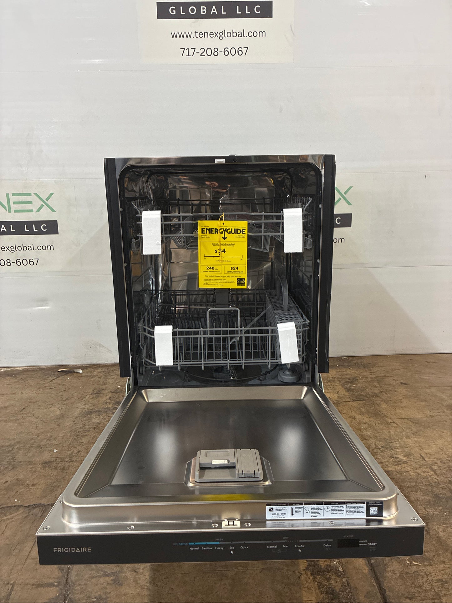 Frigidaire 24 in. Top Control Dishwasher, Stainless