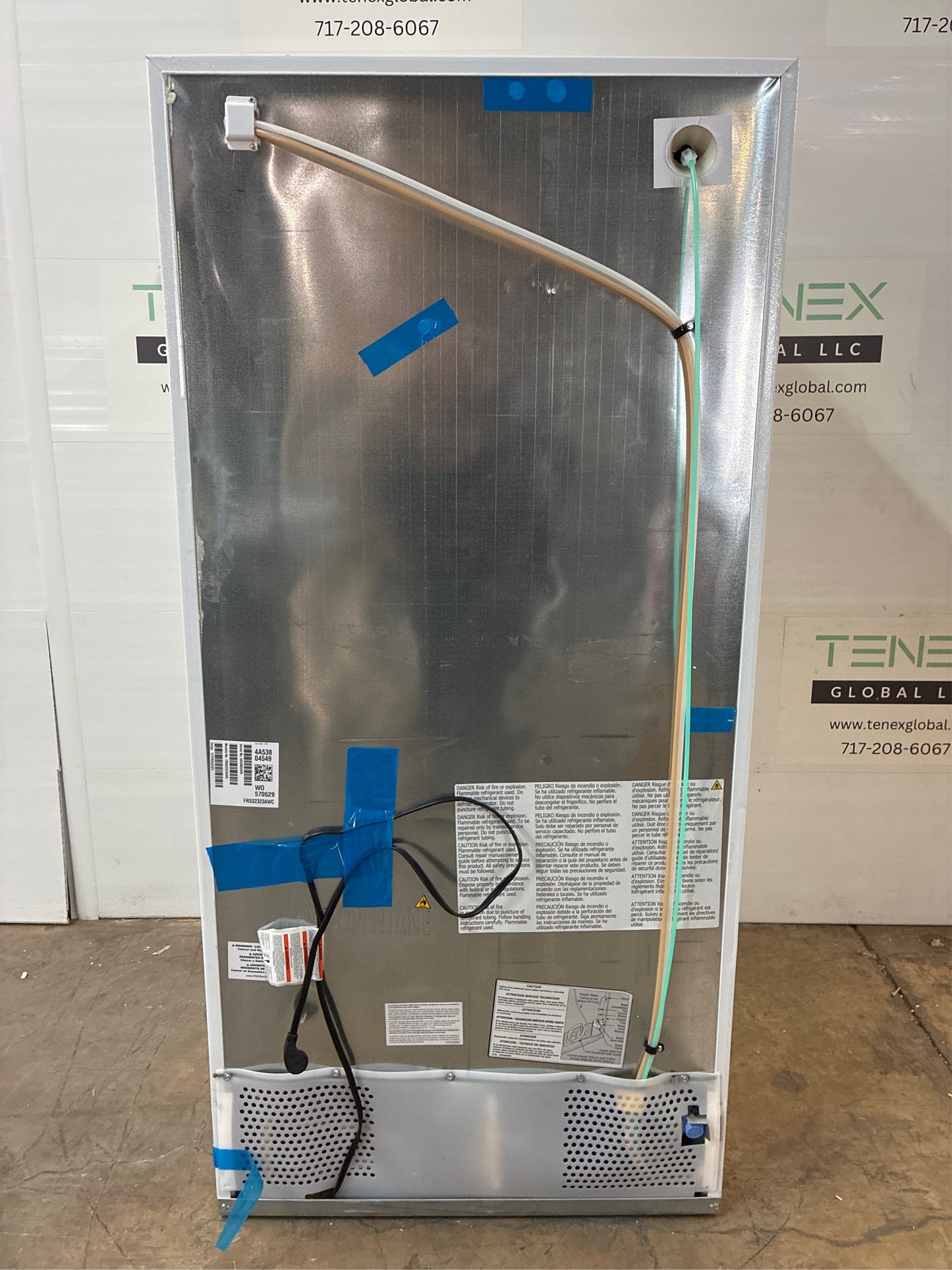 Frigidaire 22.3 cu. ft. S by S Refrigerator., 33 White