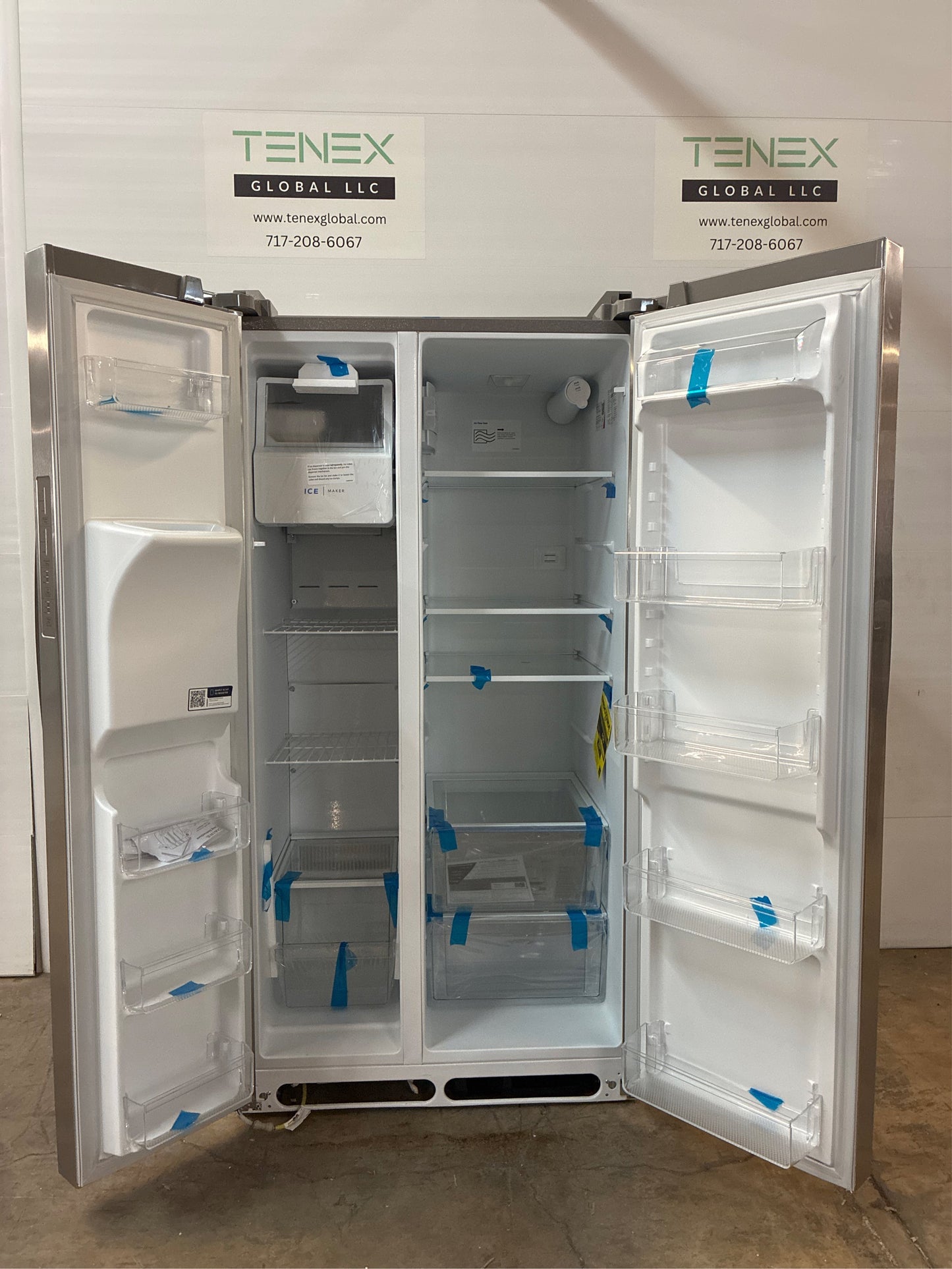 Frigidaire 36 in. Side by Side, 25.6., cu ft, SS Refrigerator