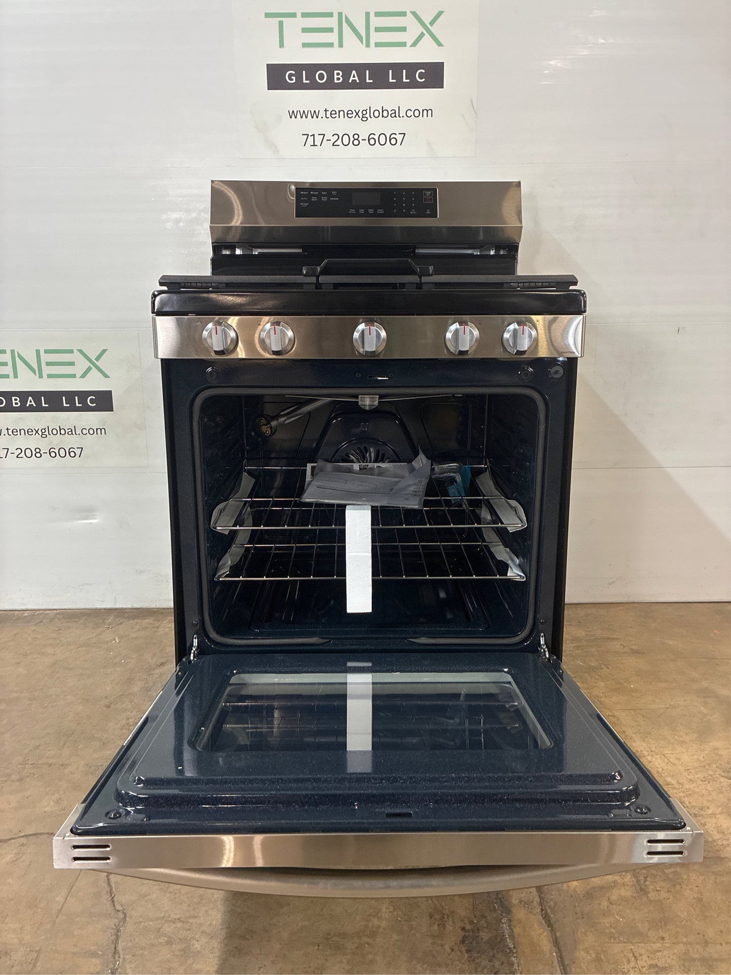 Samsung 30, 5-Burner Gas Range with Air Fry