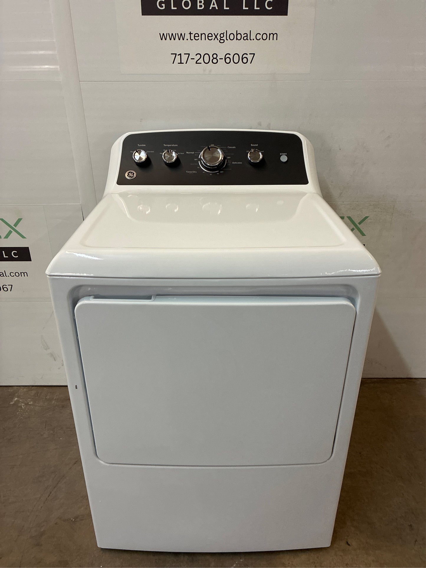 GE 7.2 cu. ft. Vented Electric Dryer, White