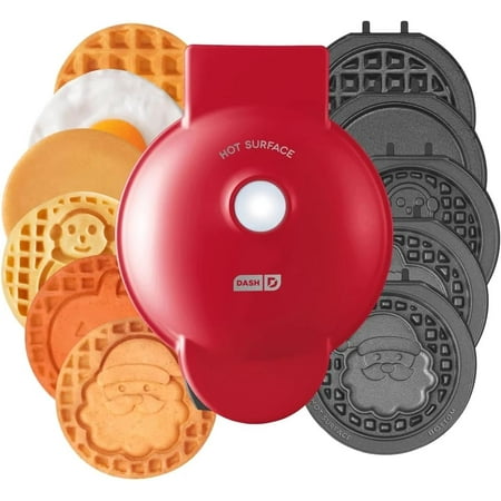 Dash MultiMake Mini Holiday Waffle Maker