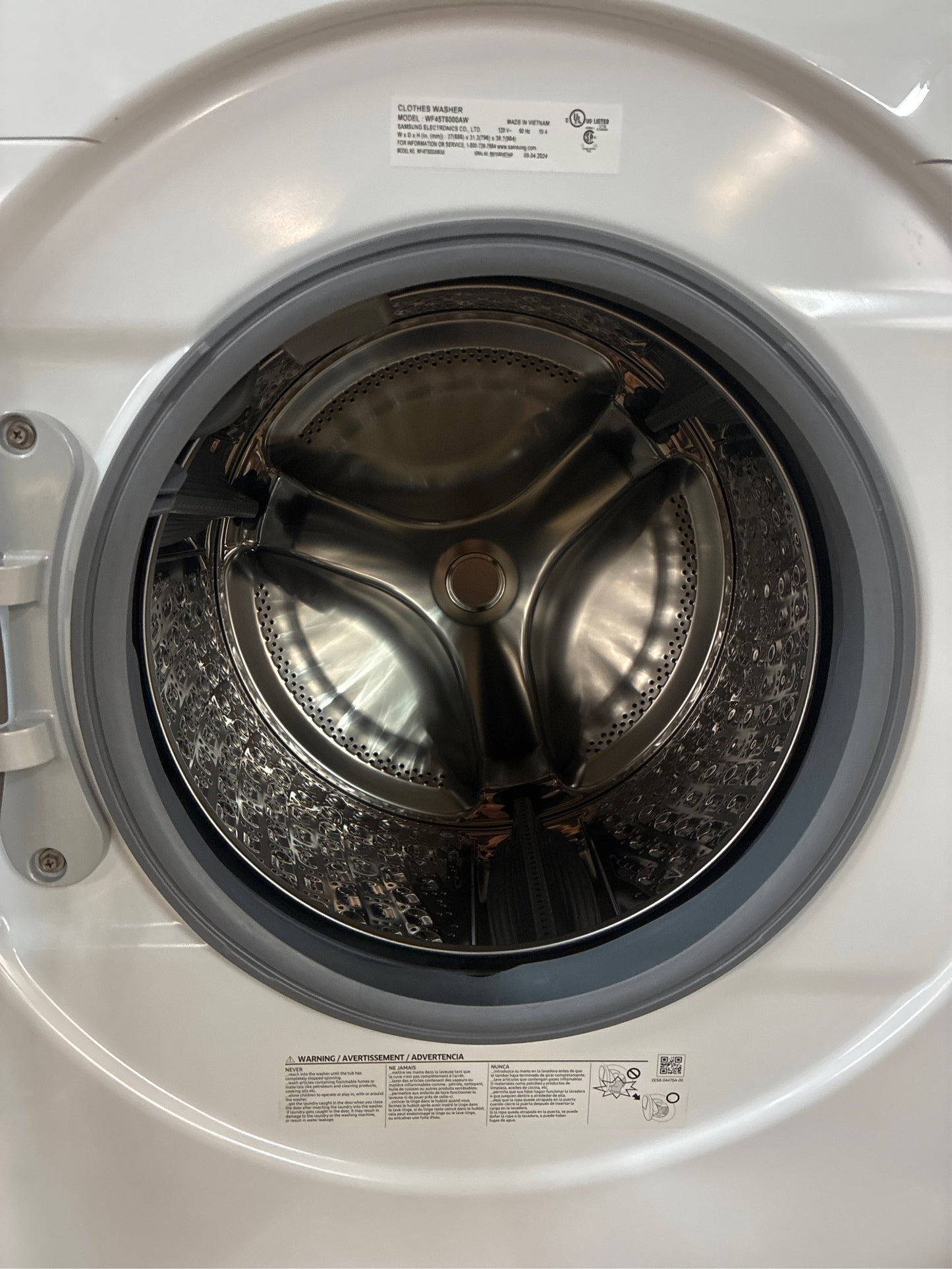 Samsung 4.5-cu ft Front-Load Washer (White)