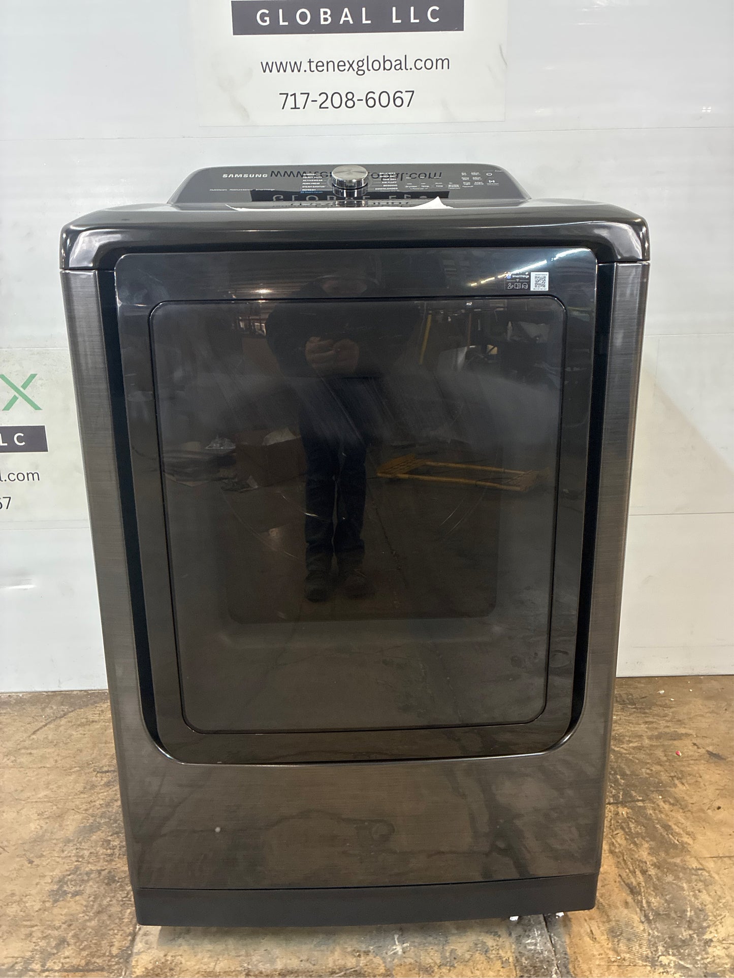 Samsung Brushed Black 7.4 cu. ft. Electric Dryer