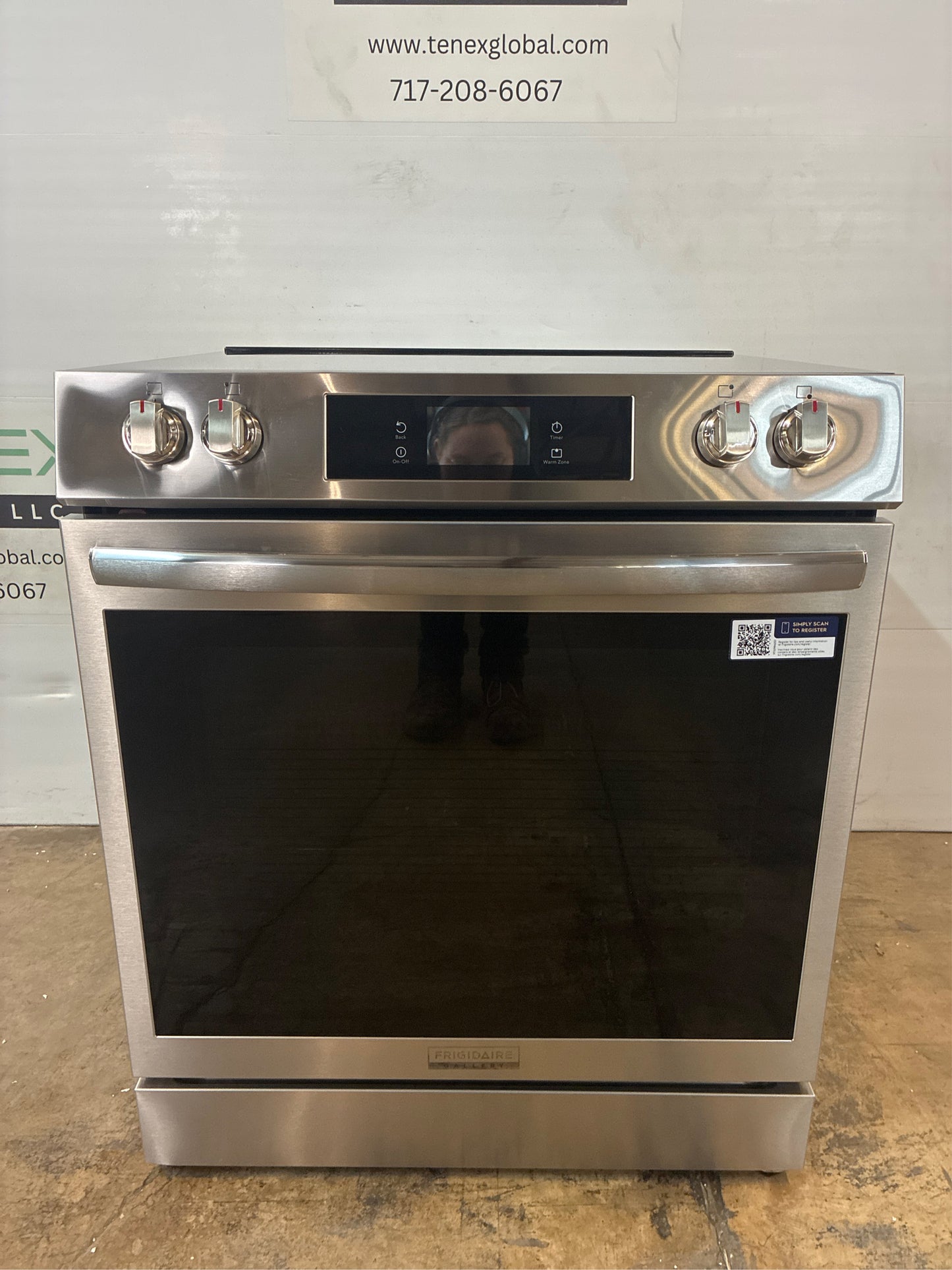 Frigidaire Gallery 30" 5-Burner Electric Range in Steel