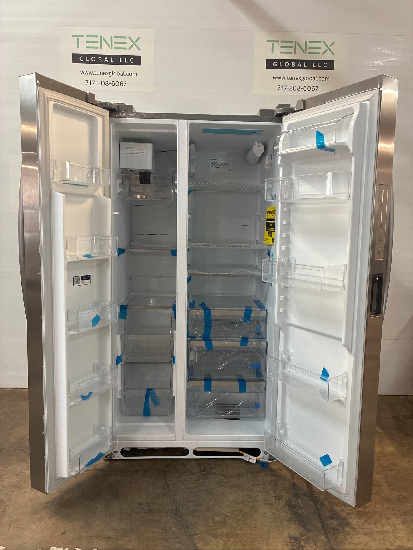 36 in. 26 cu. ft. Side-by-Side Refrigerator Stainless