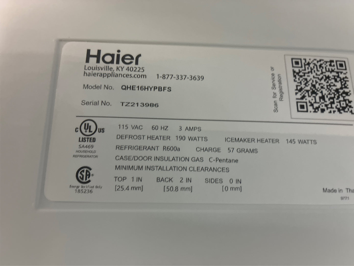 Haier 16.8-cu ft Bottom-Freezer Refrigerator