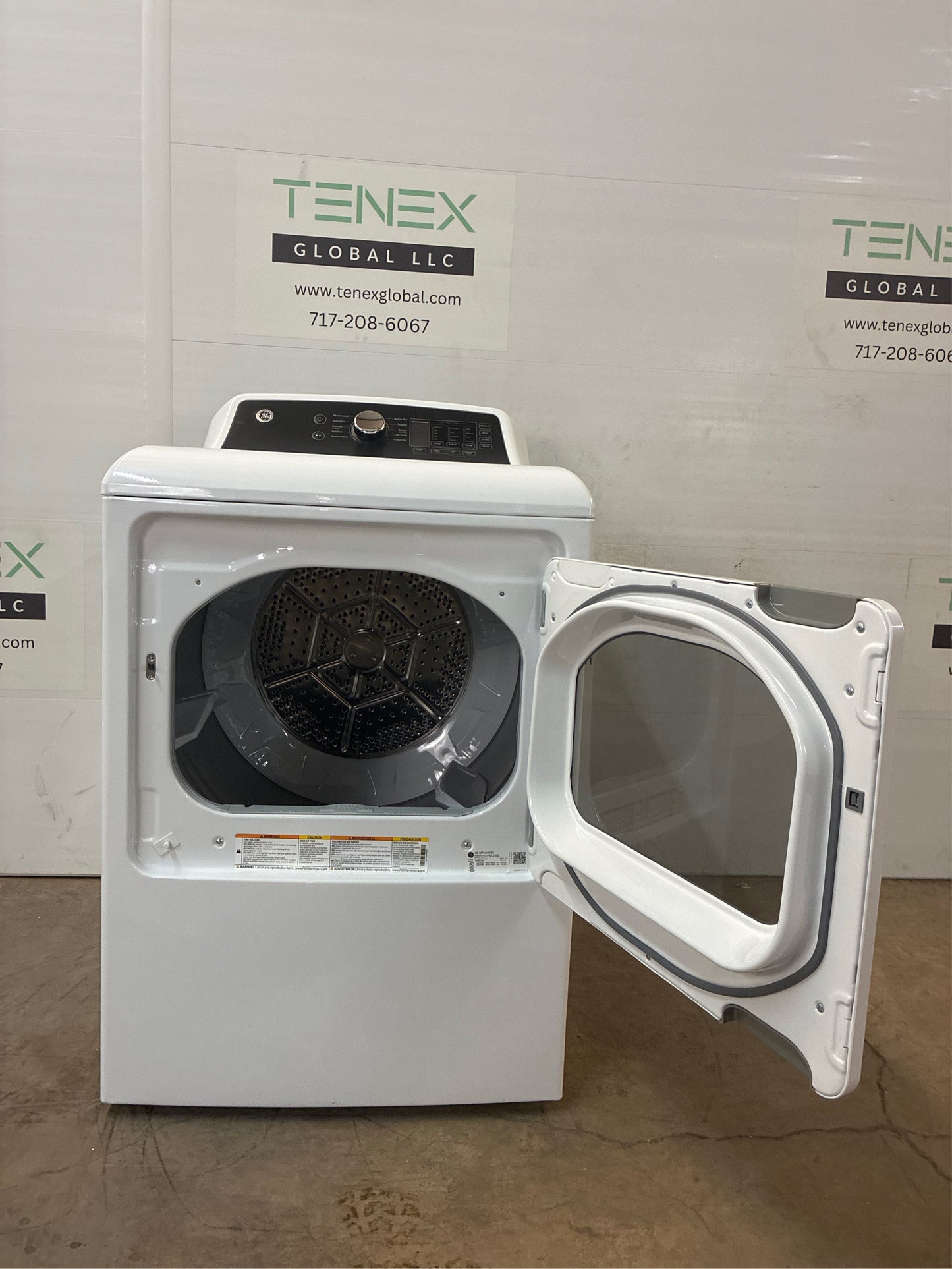 GE 7.4 cu ft Electric Dryer White