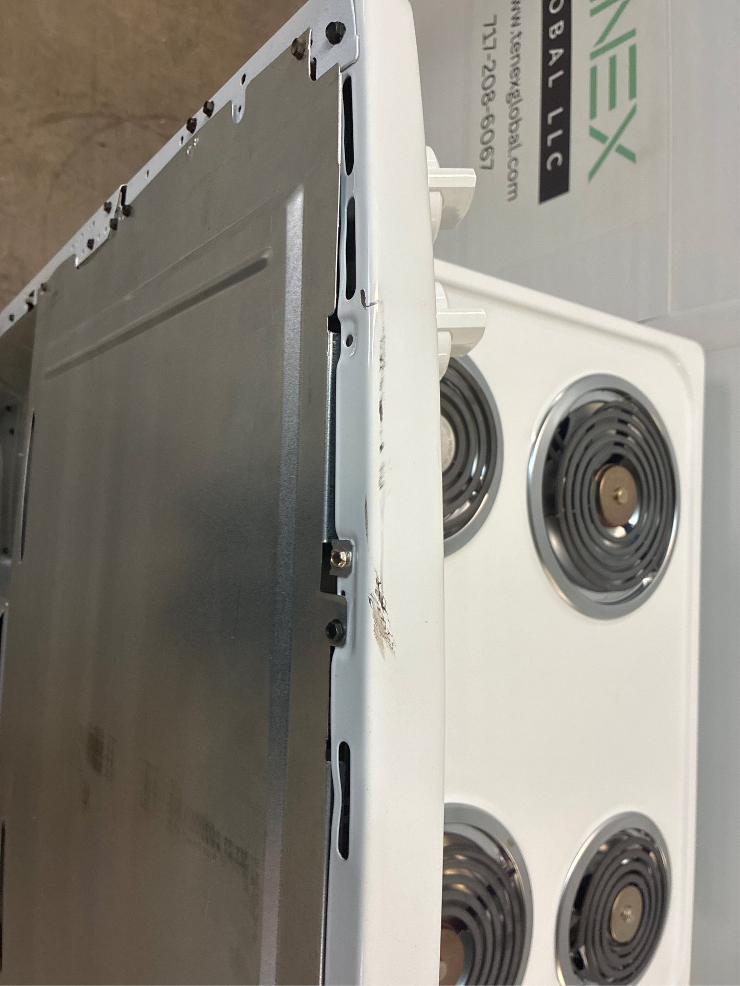 GE 30 in. 4-Burner Electric Range, White