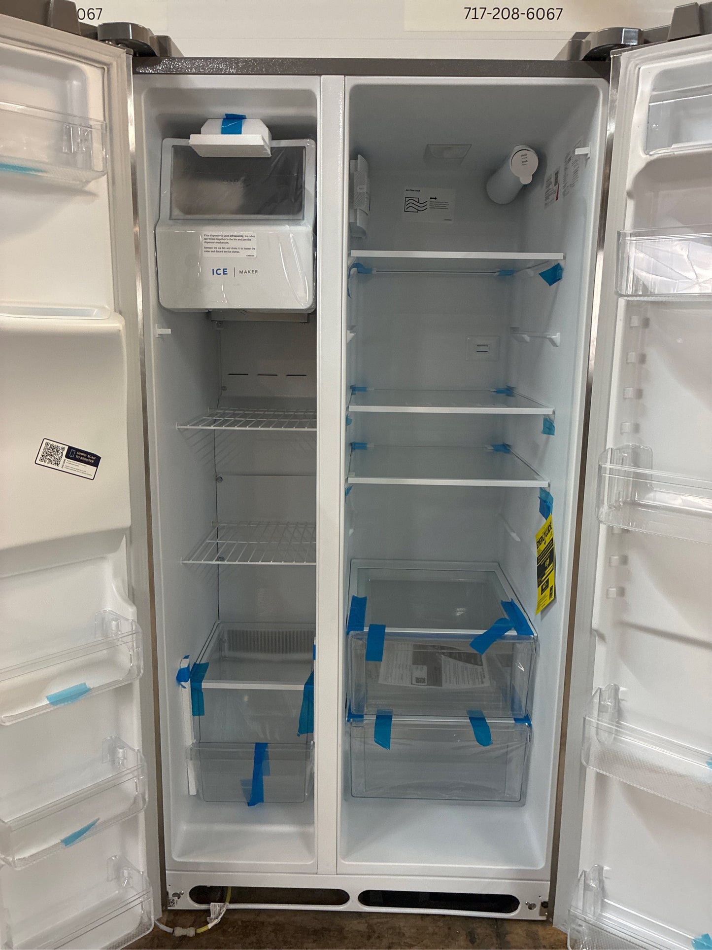 Frigidaire 36in 25.6cuft Side by Side Refrigerator SS