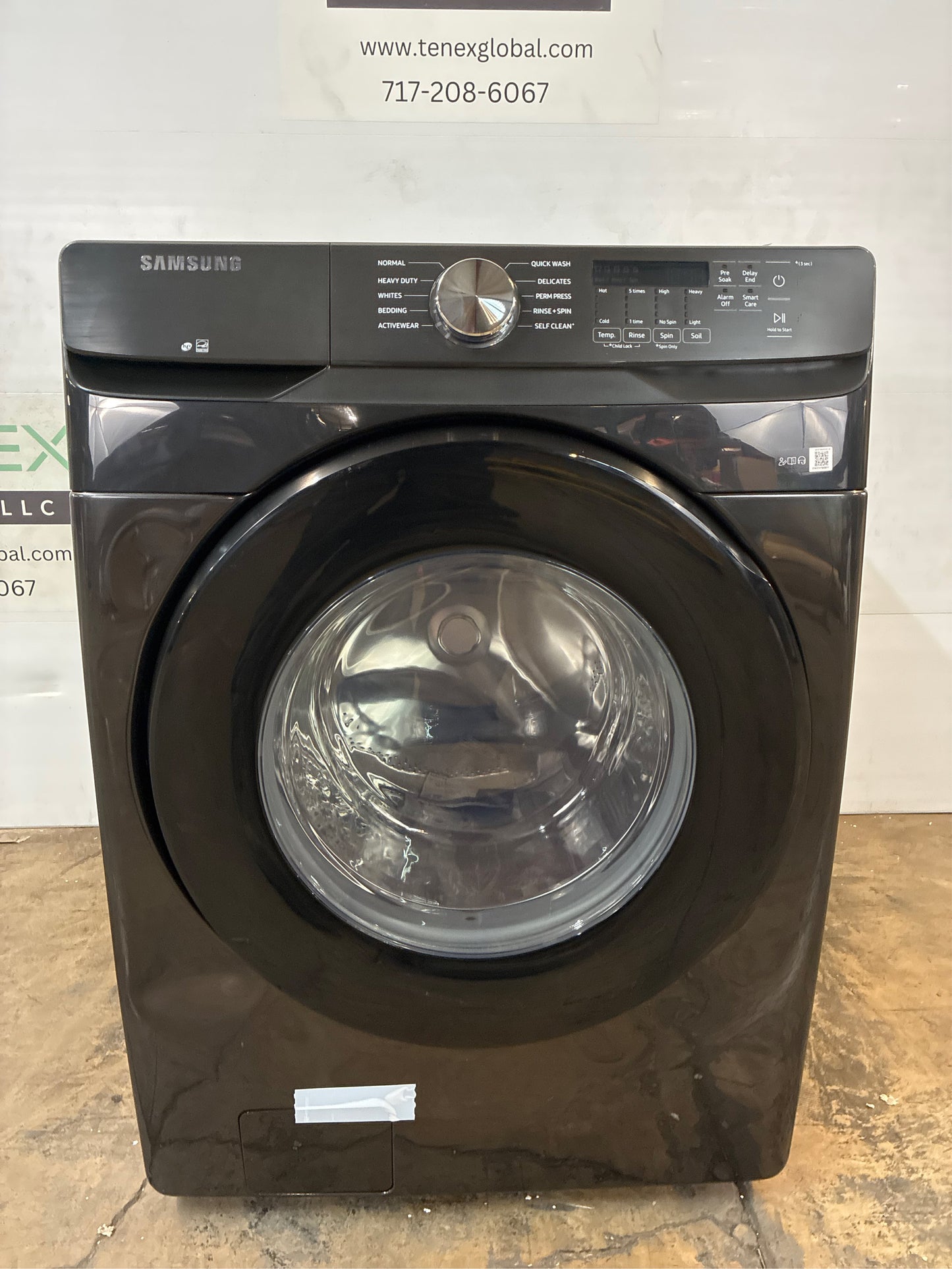 Samsung 4.5 cu.ft. Front-Load Washer, Brushed Black