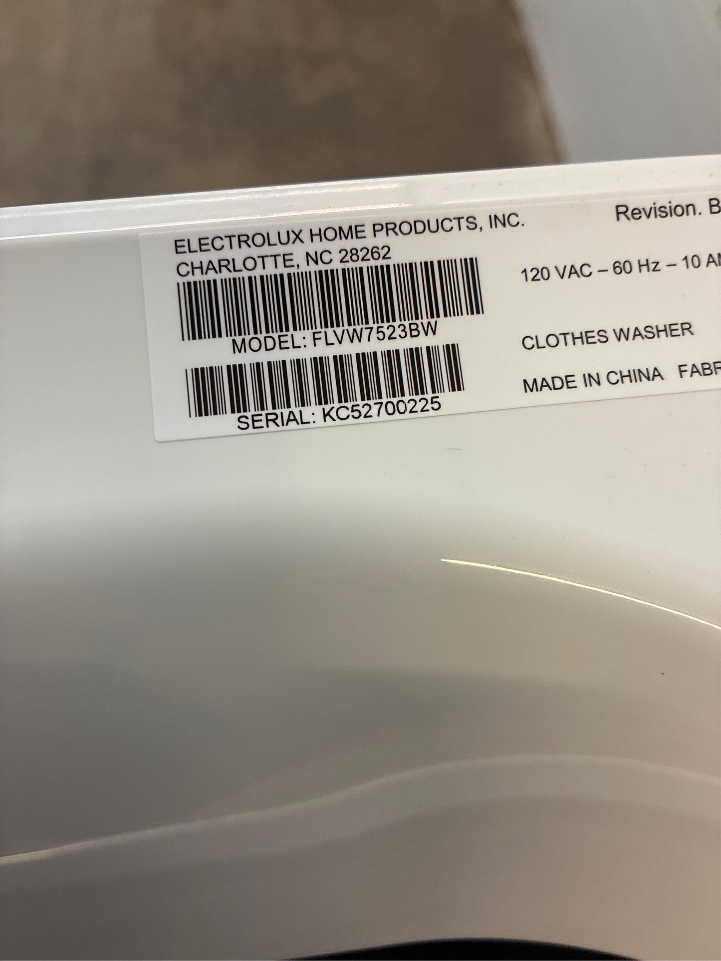 Frigidaire 4.4 Cu Ft Top Load Washer